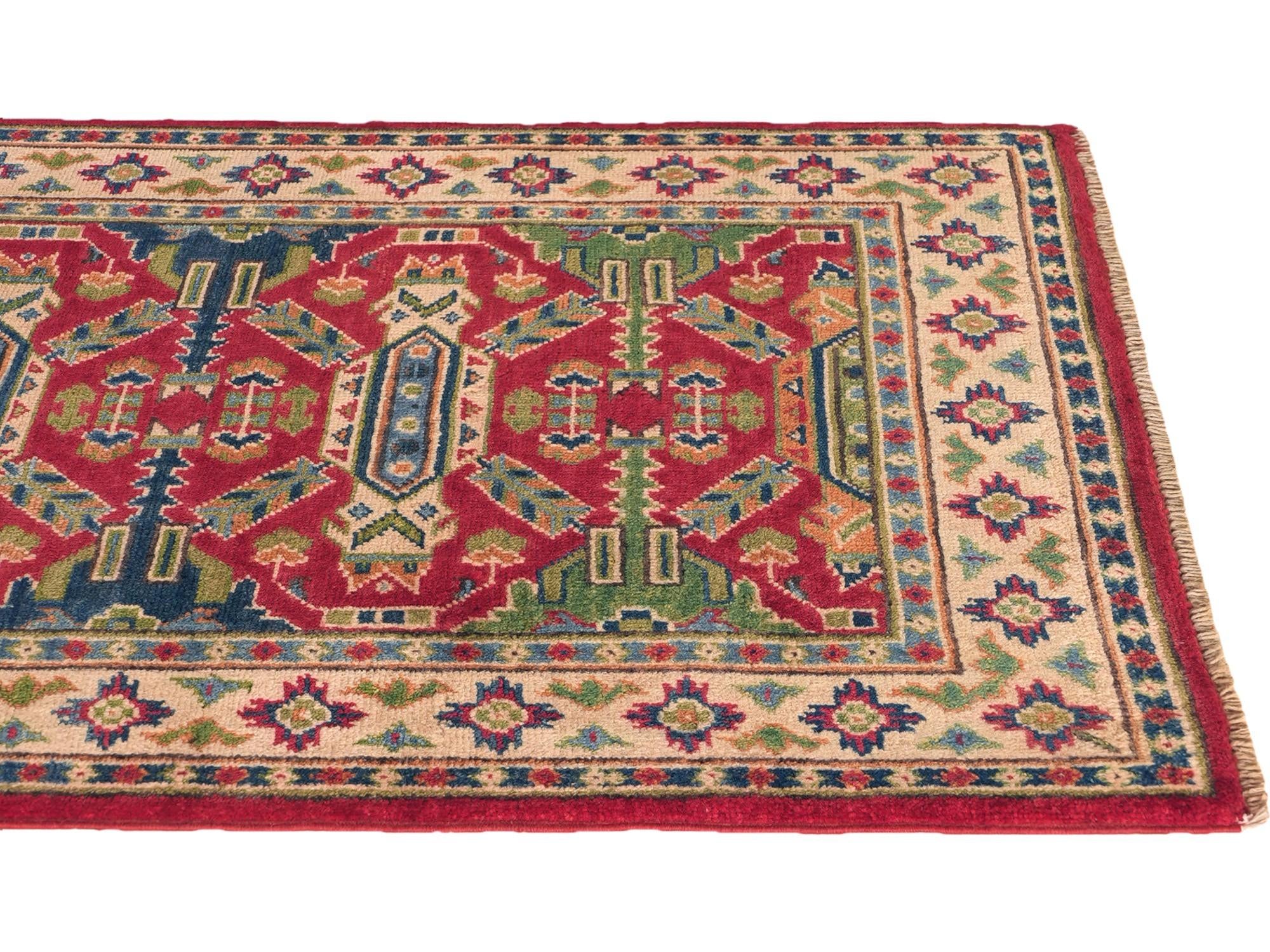 80cm x 120cm Hand Knotted Kazak Rug