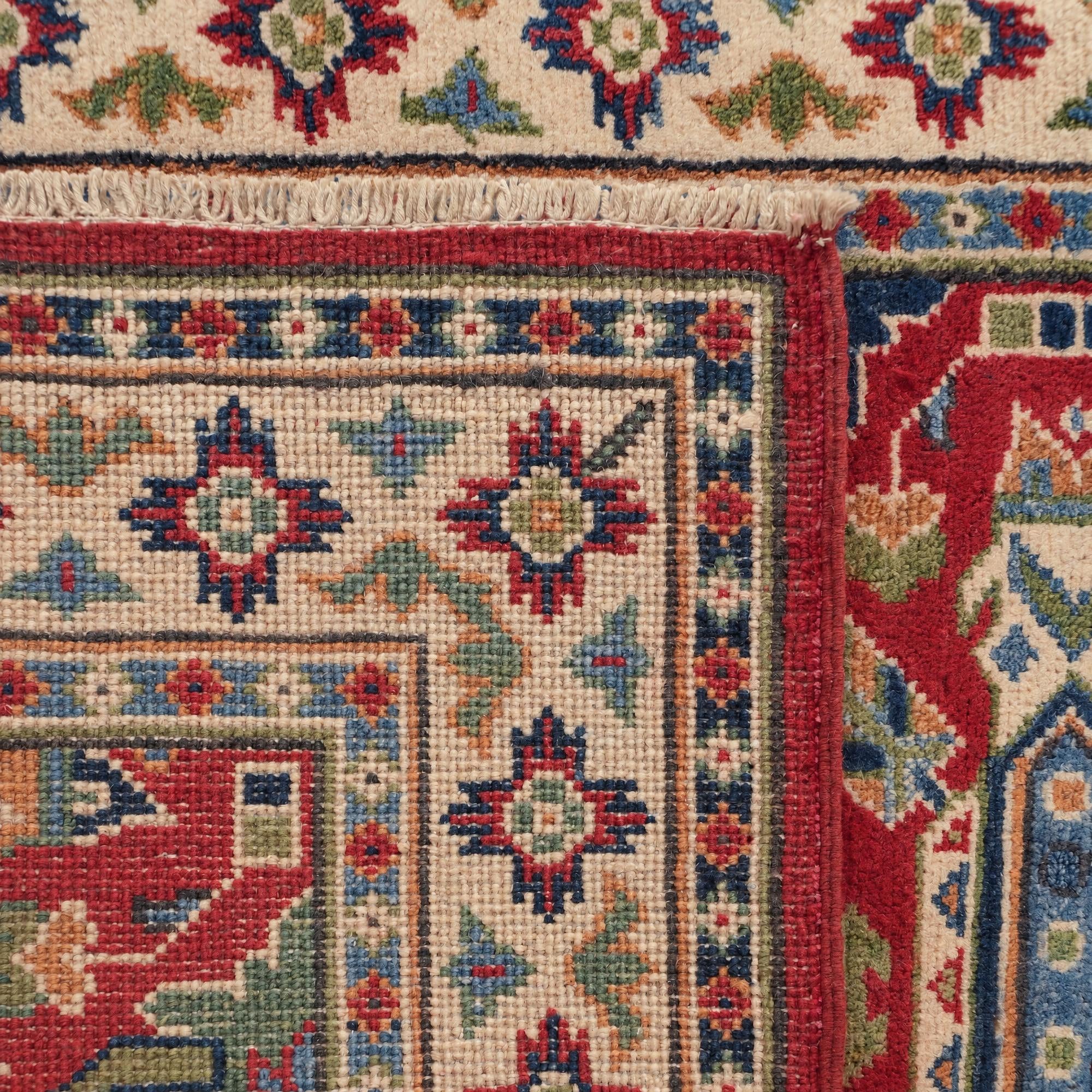80cm x 120cm Handgeknüpft Kazak Teppich