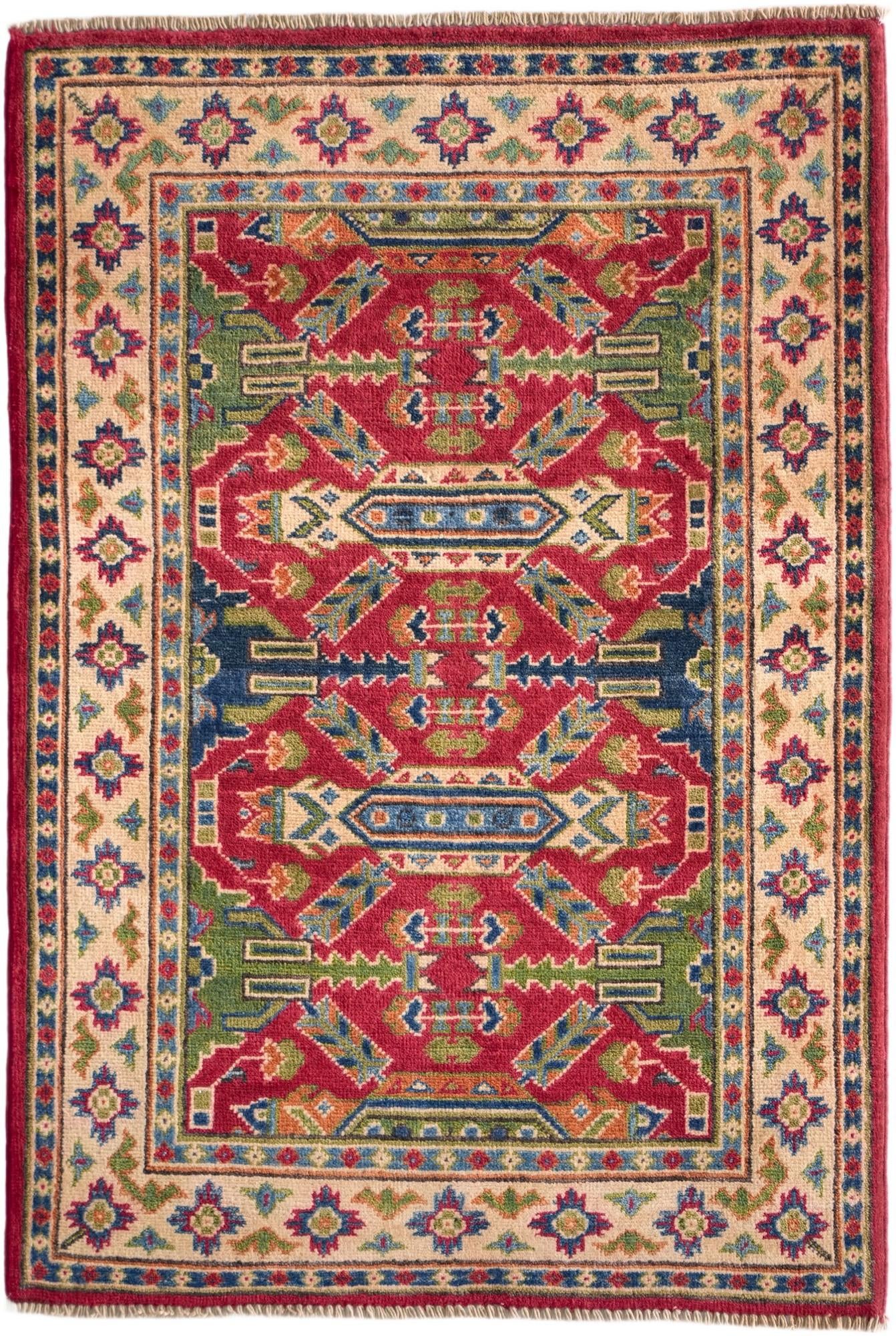 80cm x 120cm Hand Knotted Kazak Rug