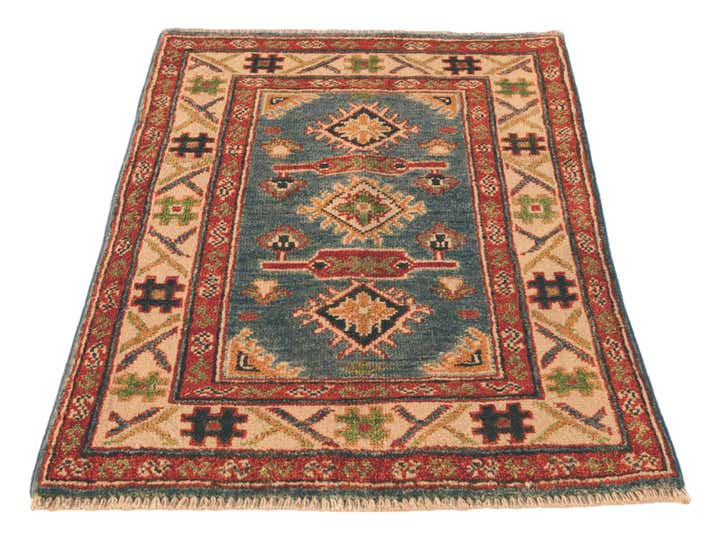 2' x 2' 10 Hand Knotted Kazak Rug