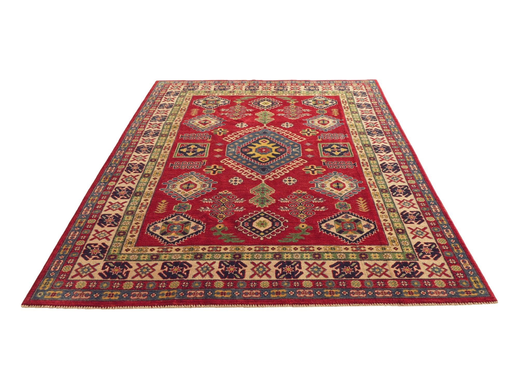 Detail image 5 of 10: 6' 7 x 10' 1 Hand Knotted Kazak Rug
