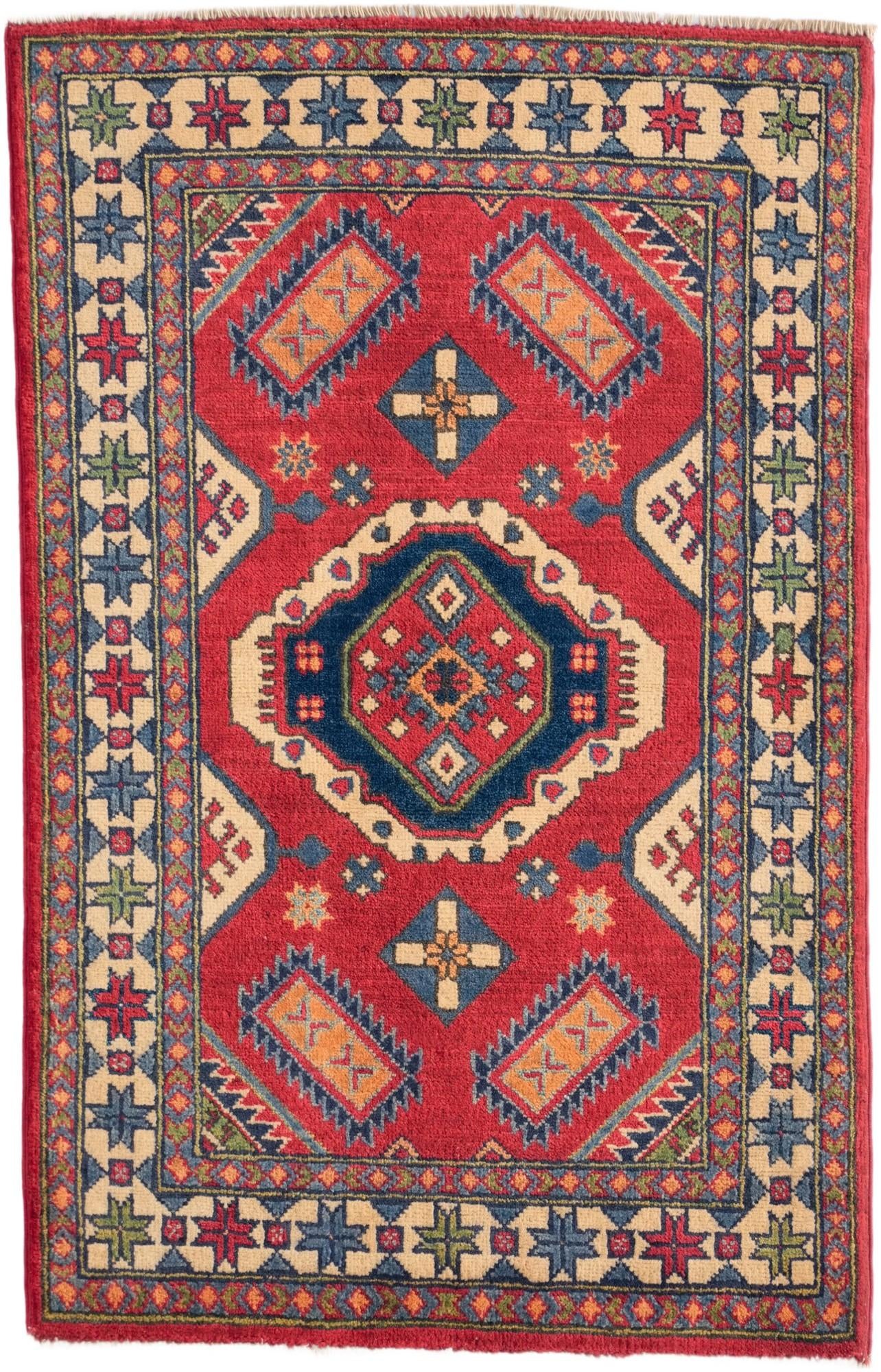 2' 8 x 4' 2 Hand Knotted Kazak Rug