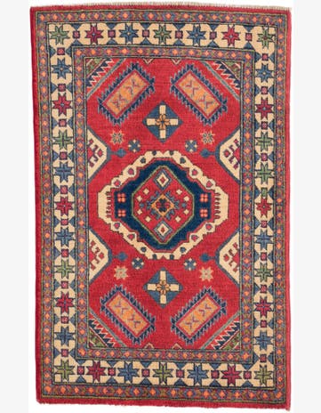 2' 8 x 4' 2 Hand Knotted Kazak Rug