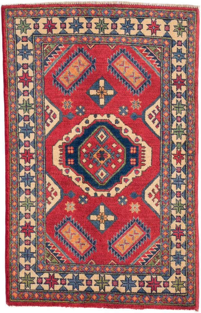 2' 8 x 4' 2 Hand Knotted Kazak Rug