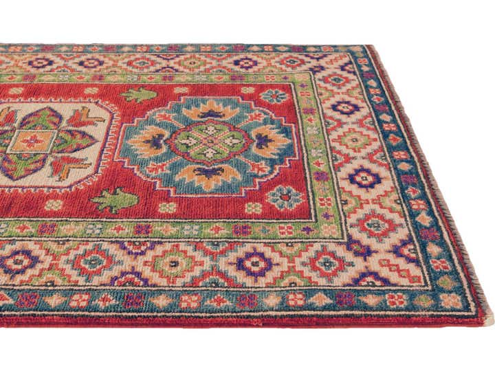 2' 7 x 4' 2 Hand Knotted Kazak Rug
