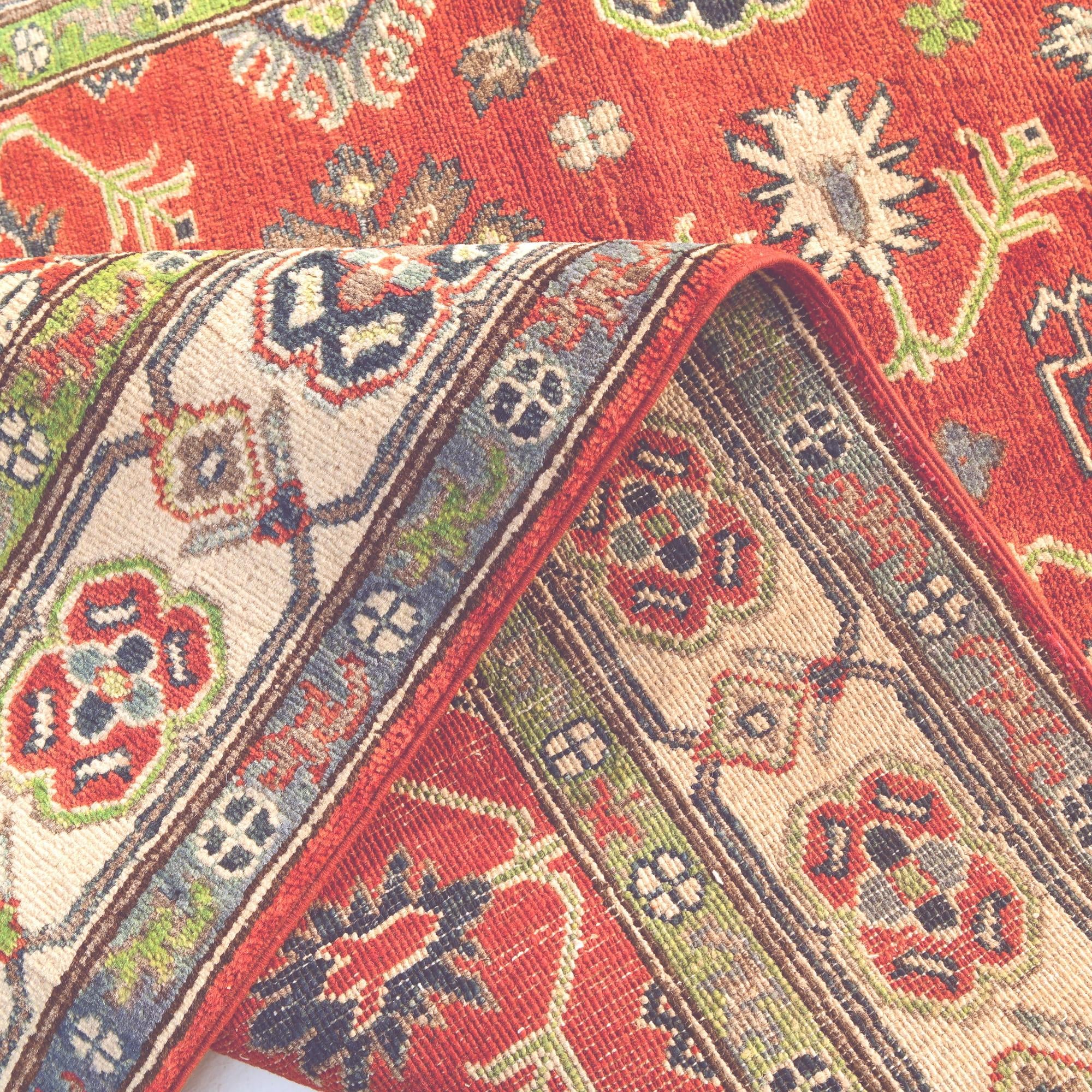 3' 11 x 5' 11 Hand Knotted Kazak Rug