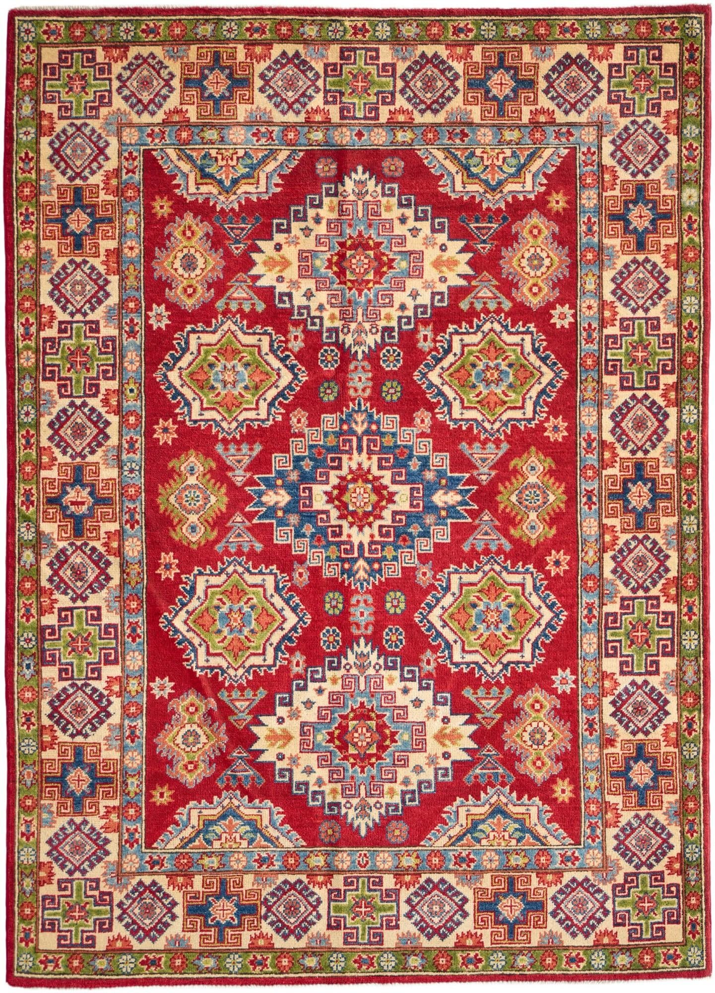 Detail image 2 of 12: 5' 1 x 7' Hand Knotted Kazak Rug