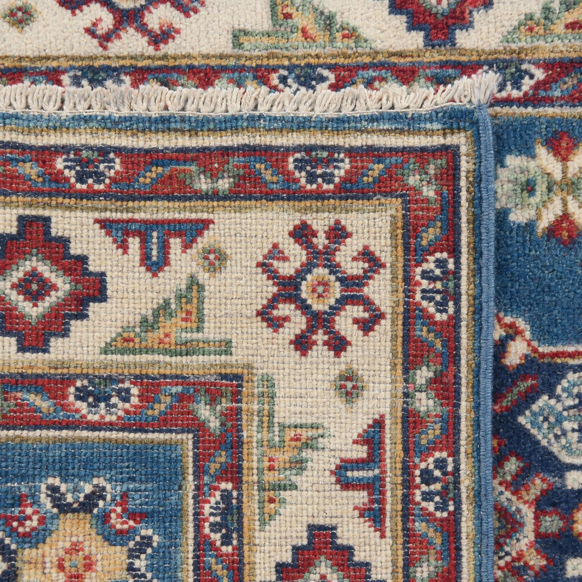80cm x 125cm Hand Knotted Kazak Rug