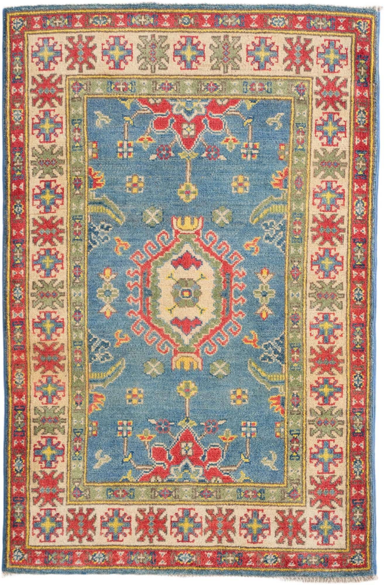 2' 9 x 4' 2 Hand Knotted Kazak Rug