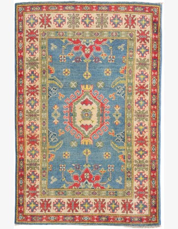 2' 9 x 4' 2 Hand Knotted Kazak Rug