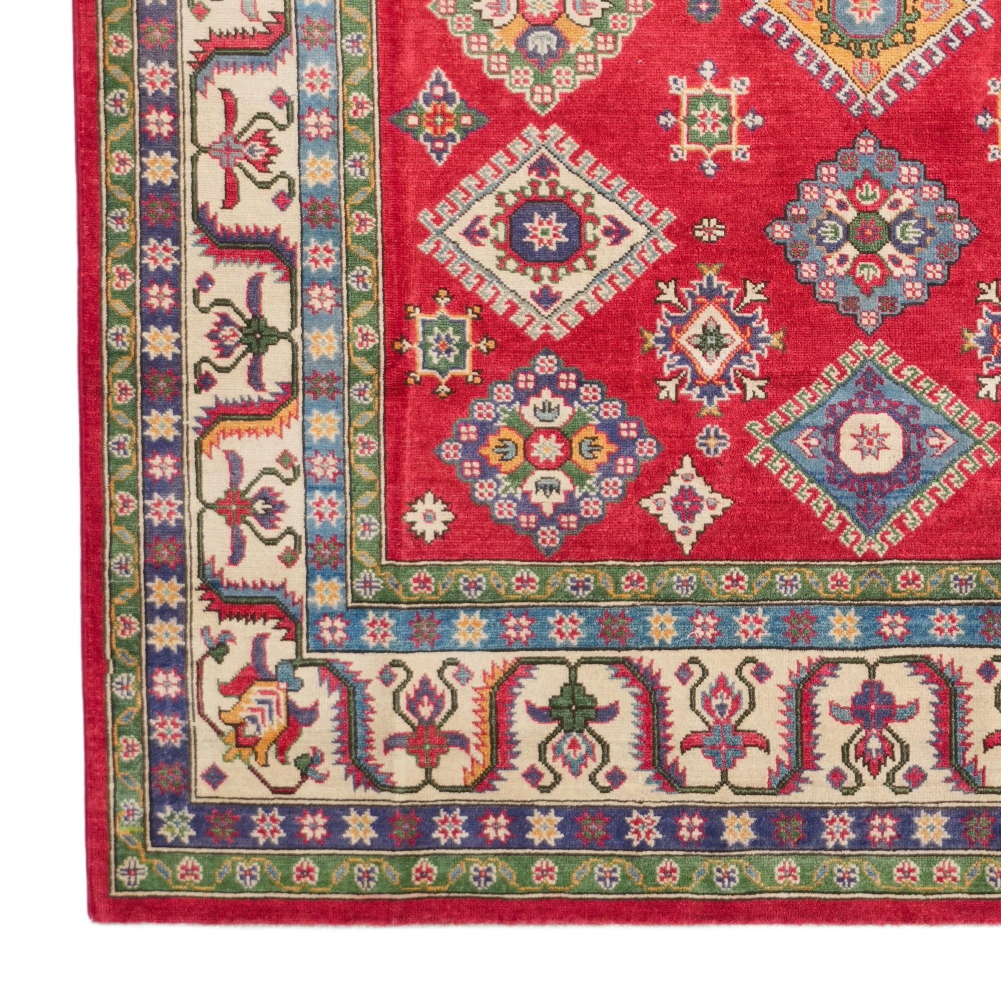 210cm x 295cm Hand Knotted Kazak Rug