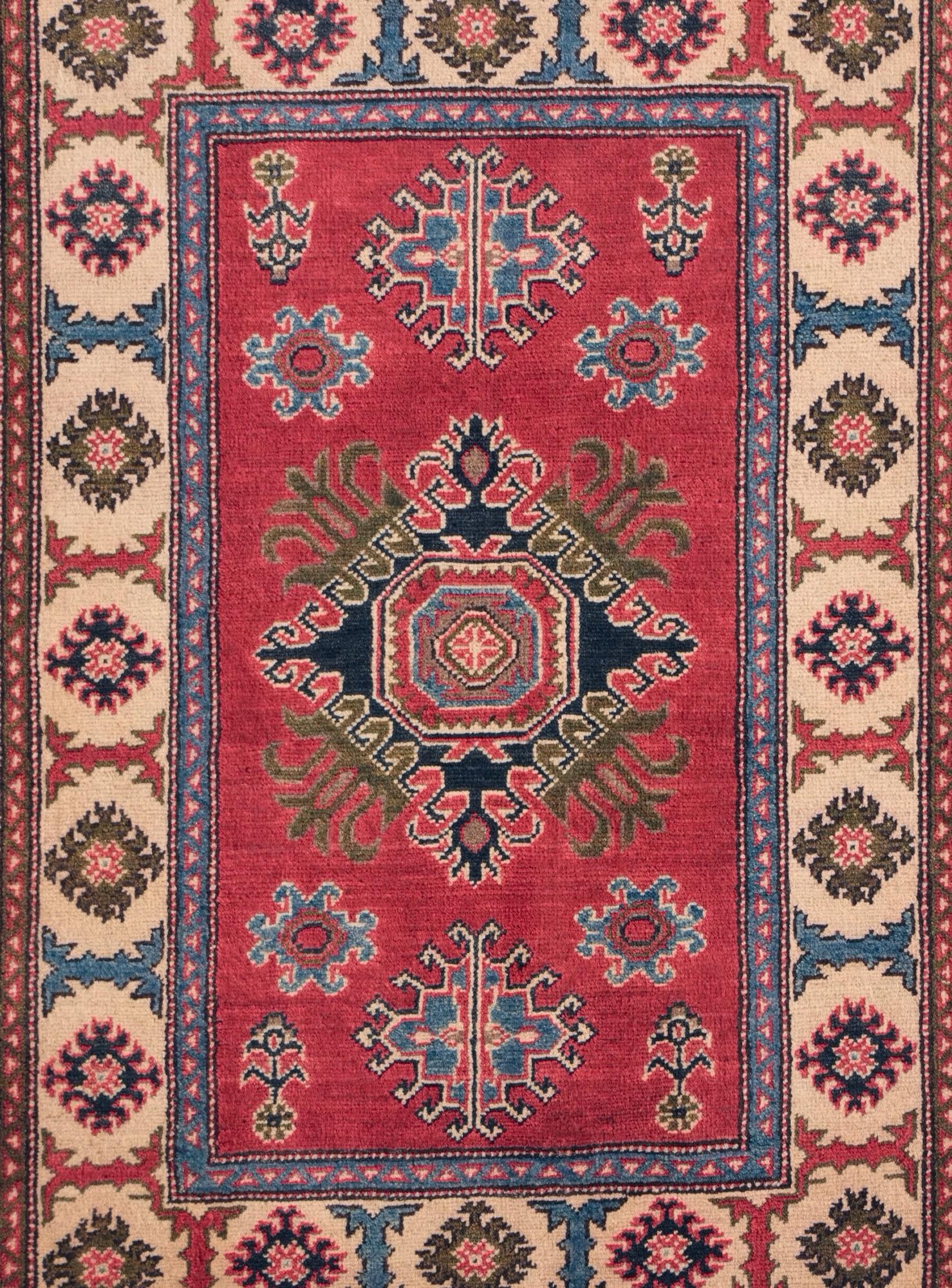 2' 8 x 3' 11 Hand Knotted Kazak Rug