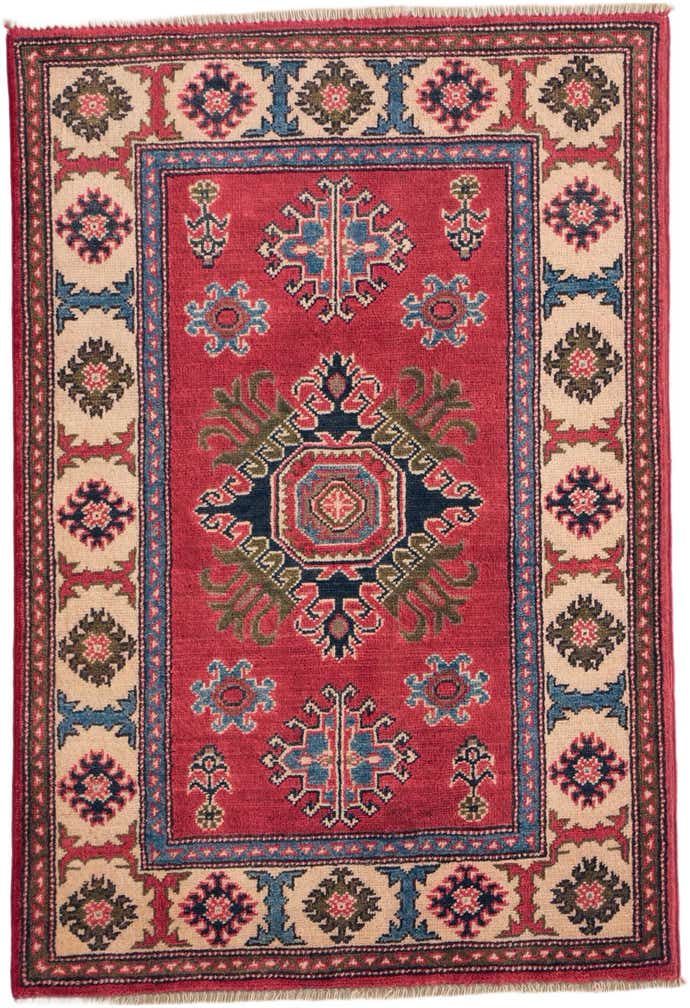 2' 8 x 3' 11 Hand Knotted Kazak Rug