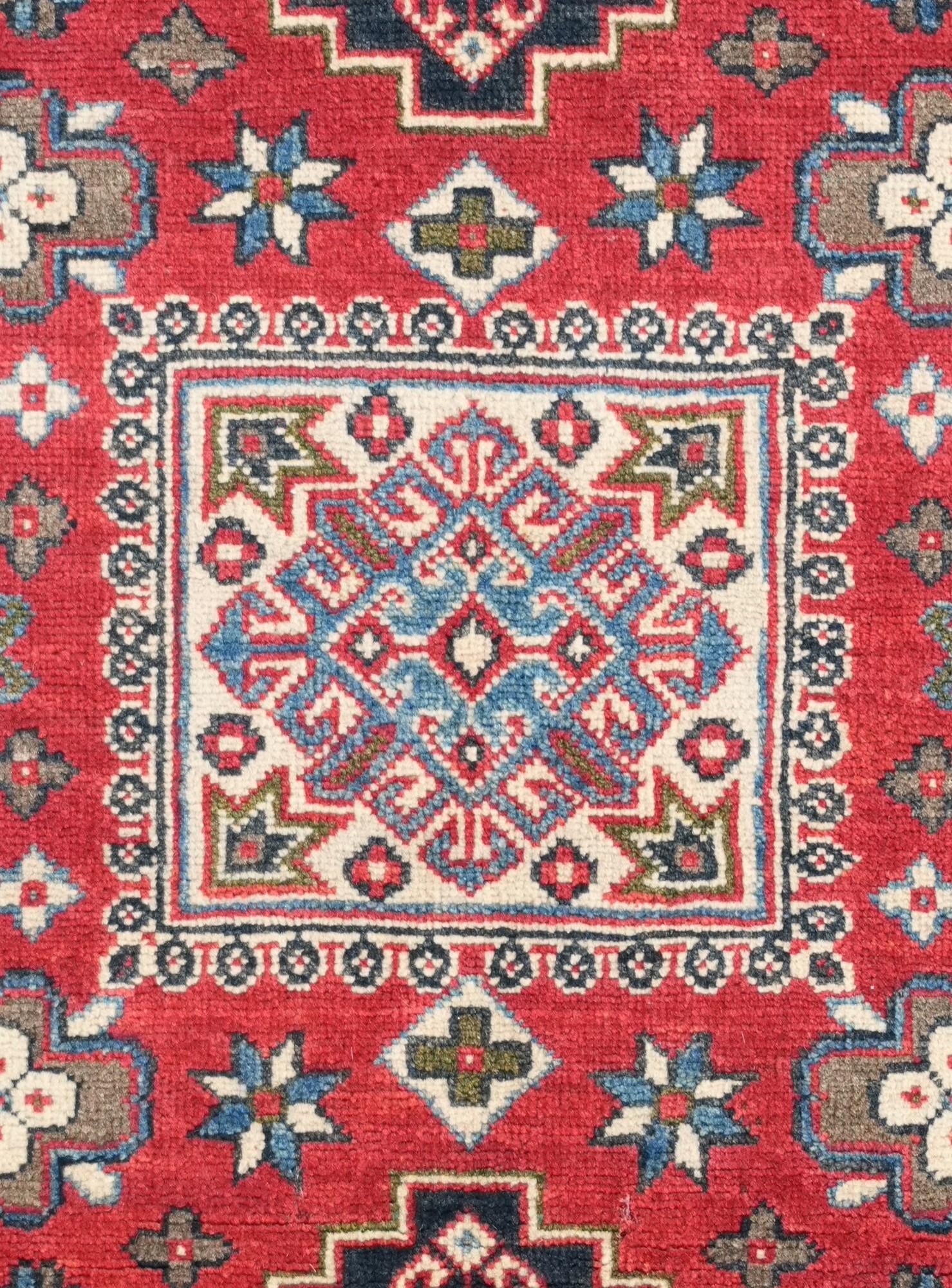 2' 10 x 4' 2 Hand Knotted Kazak Rug