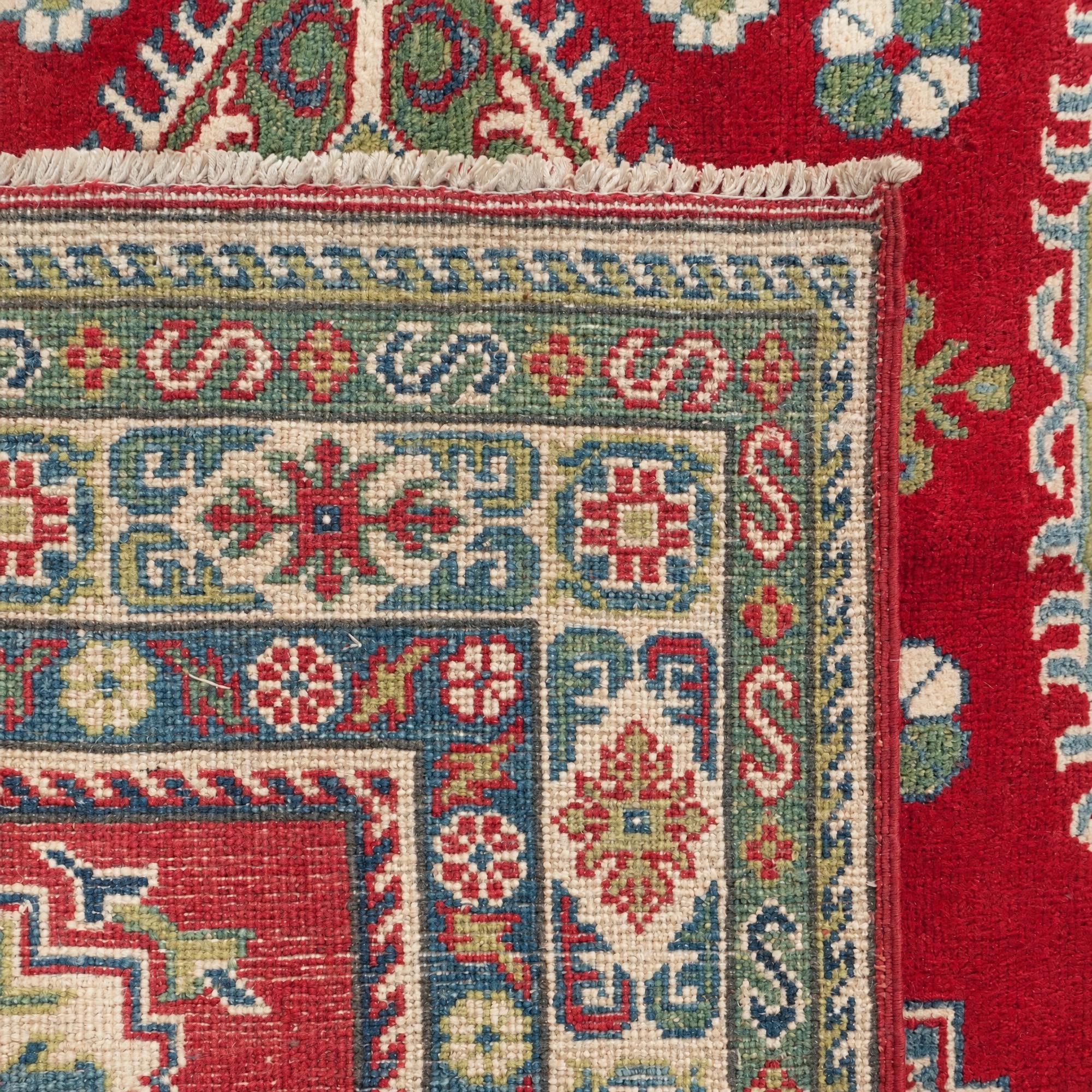 150cm x 210cm Handgeknüpft Kazak Teppich