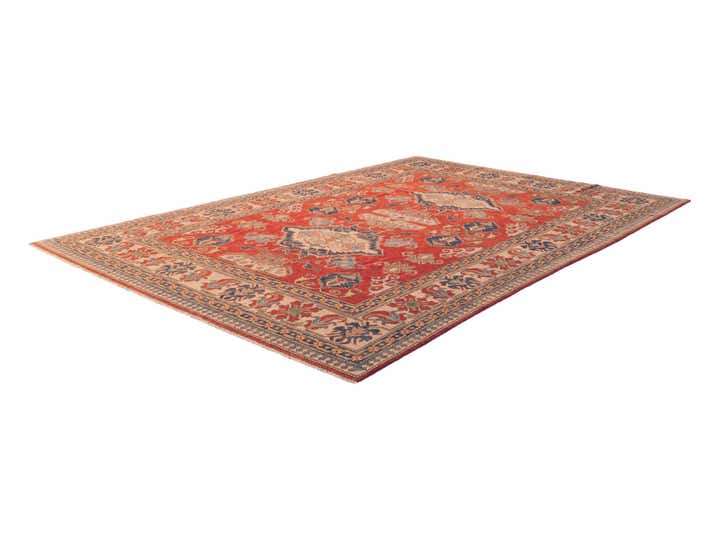 7' 7 x 10' 10 Hand Knotted Kazak Rug