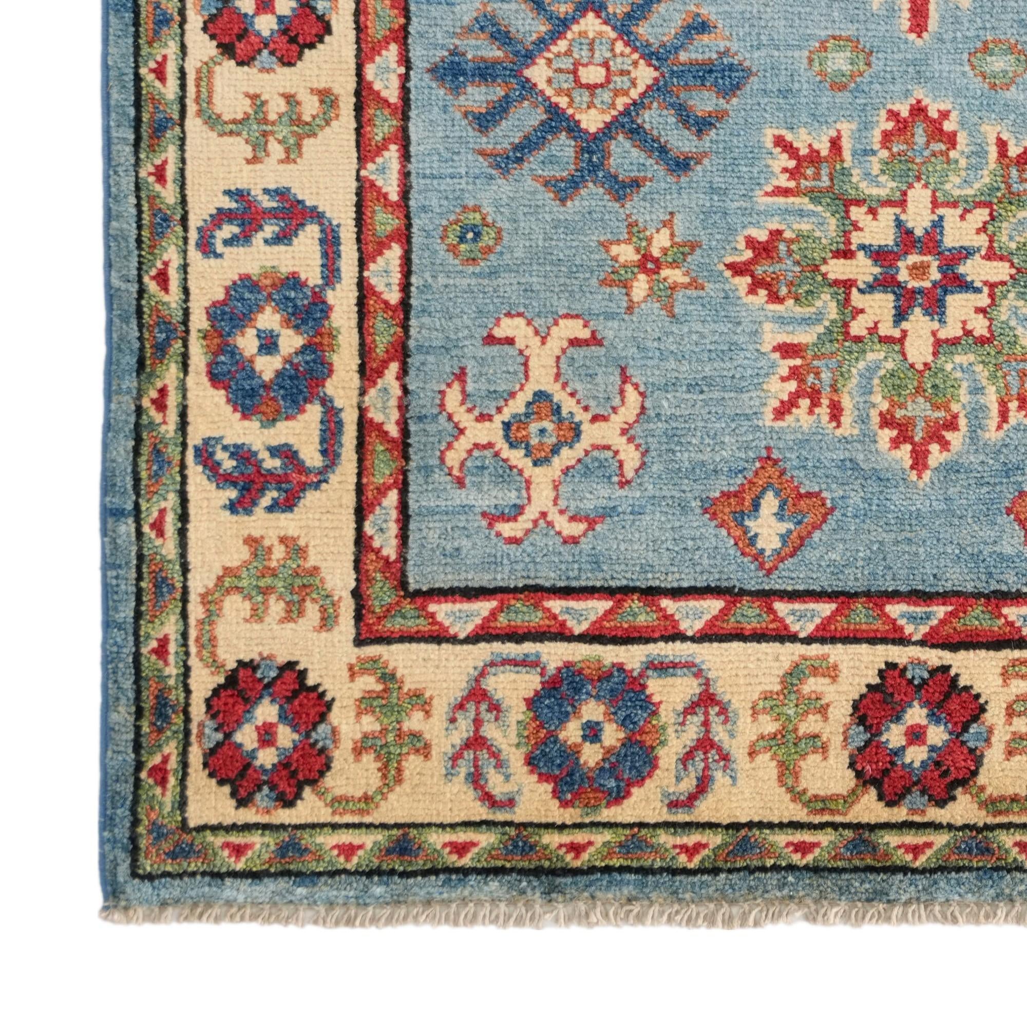2' 9 x 4' 2 Hand Knotted Kazak Rug