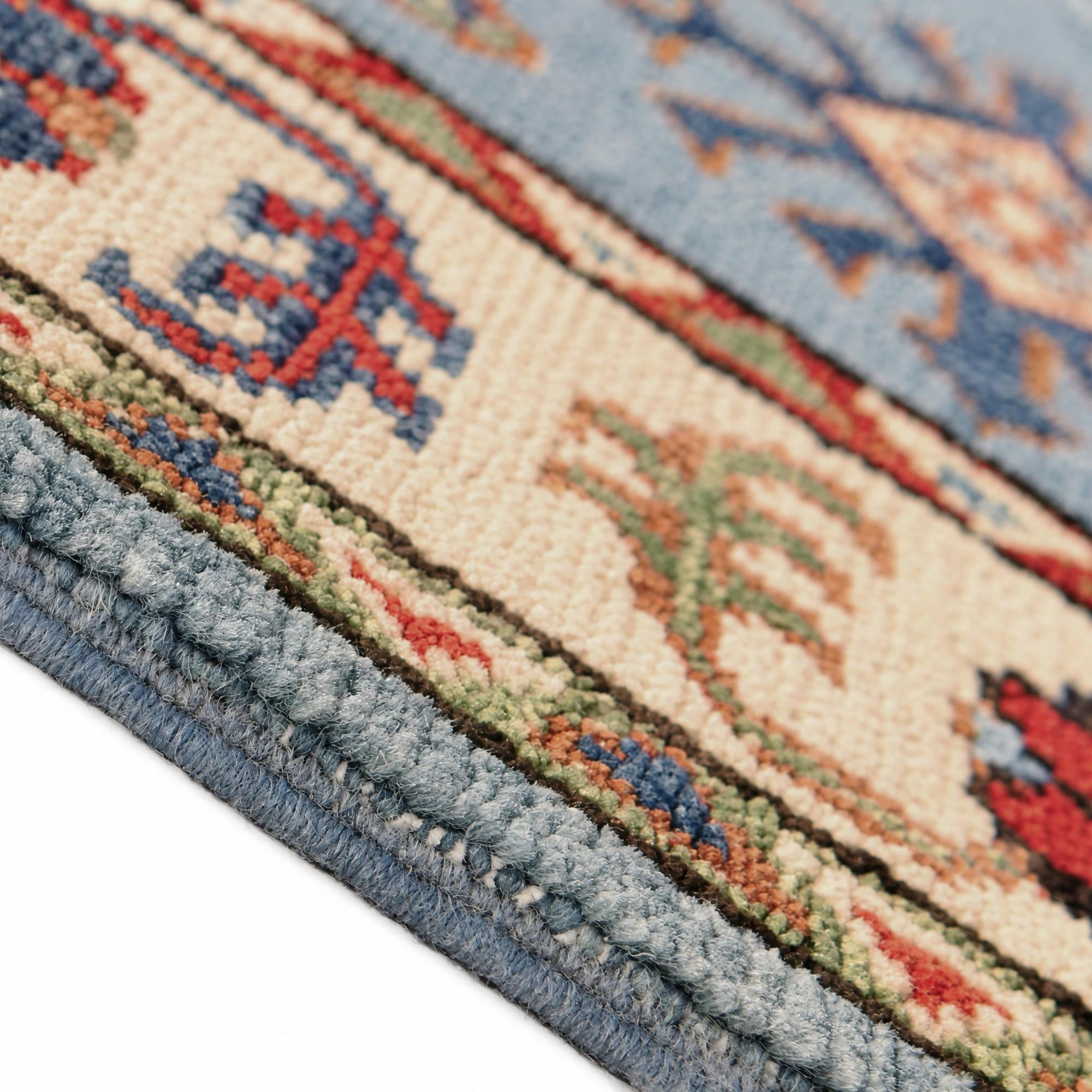 85cm x 125cm Hand Knotted Kazak Rug