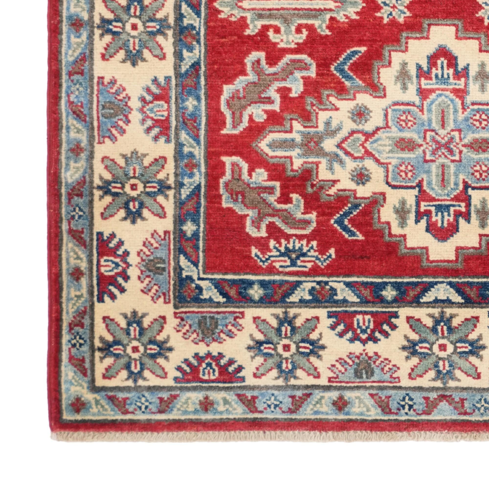 105cm x 150cm Handgeknüpft Kazak Teppich