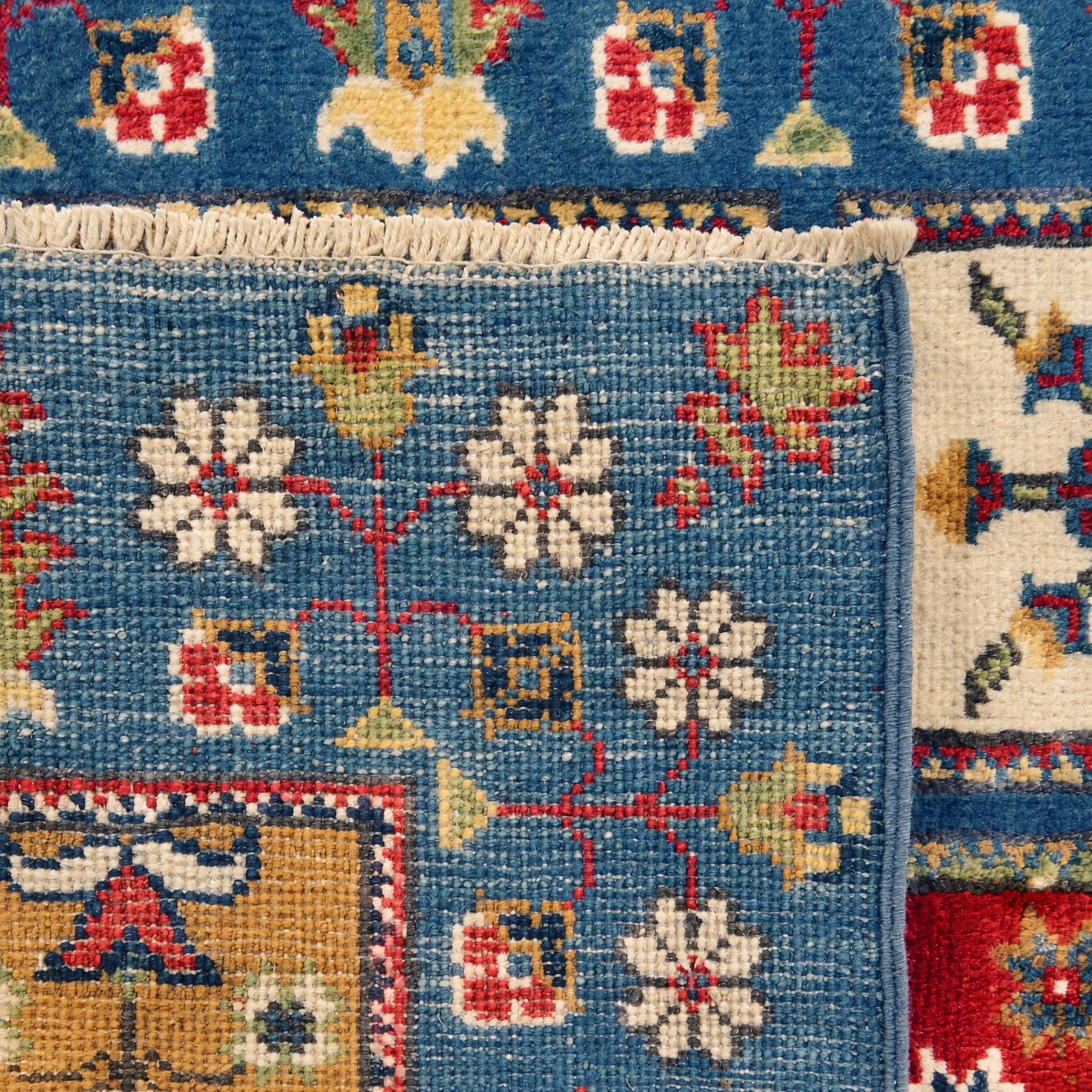 Detail image 11 of 11: 2' 9 x 4' 2 Hand Knotted Kazak Rug