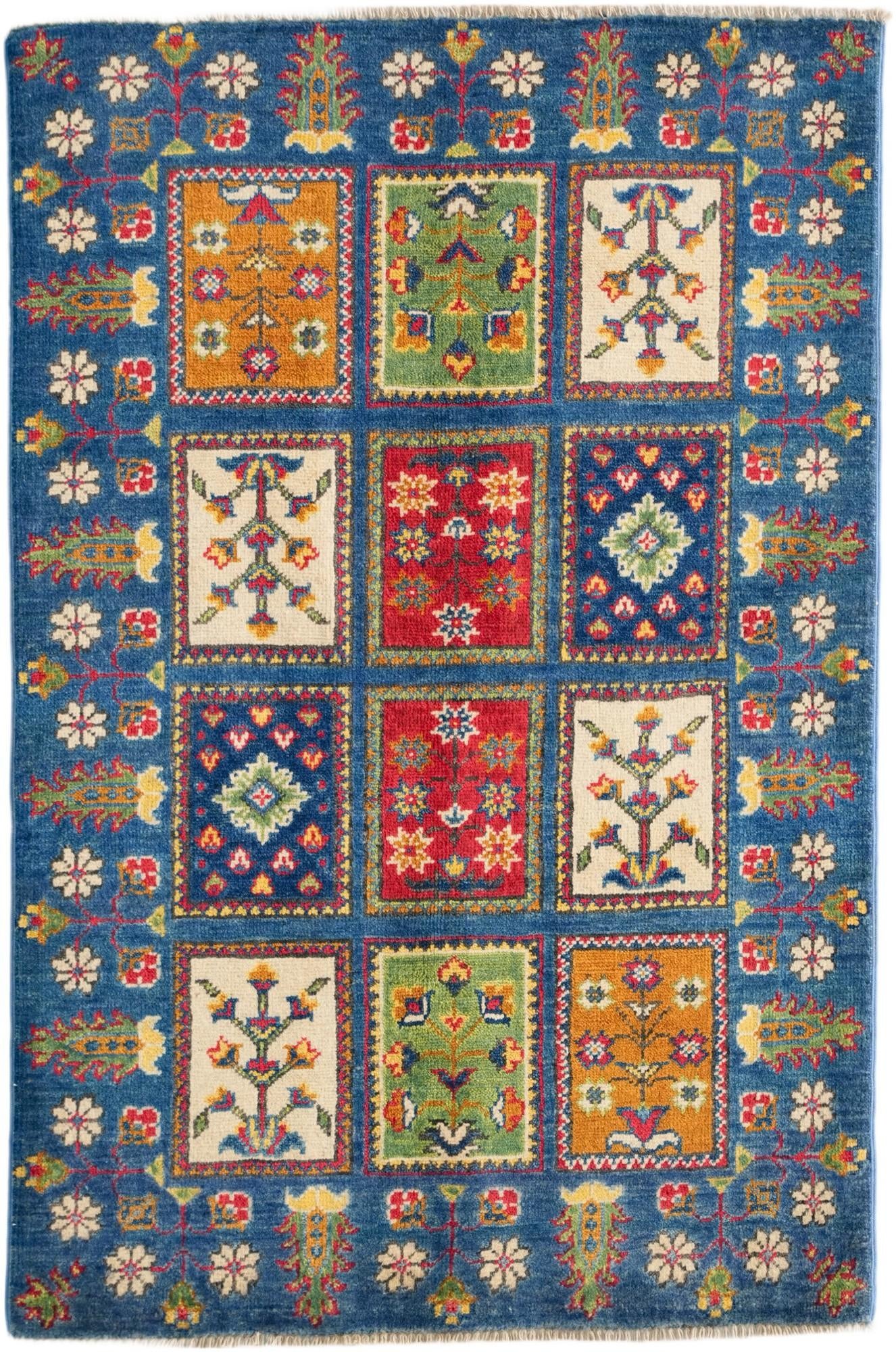 2' 9 x 4' 2 Hand Knotted Kazak Rug