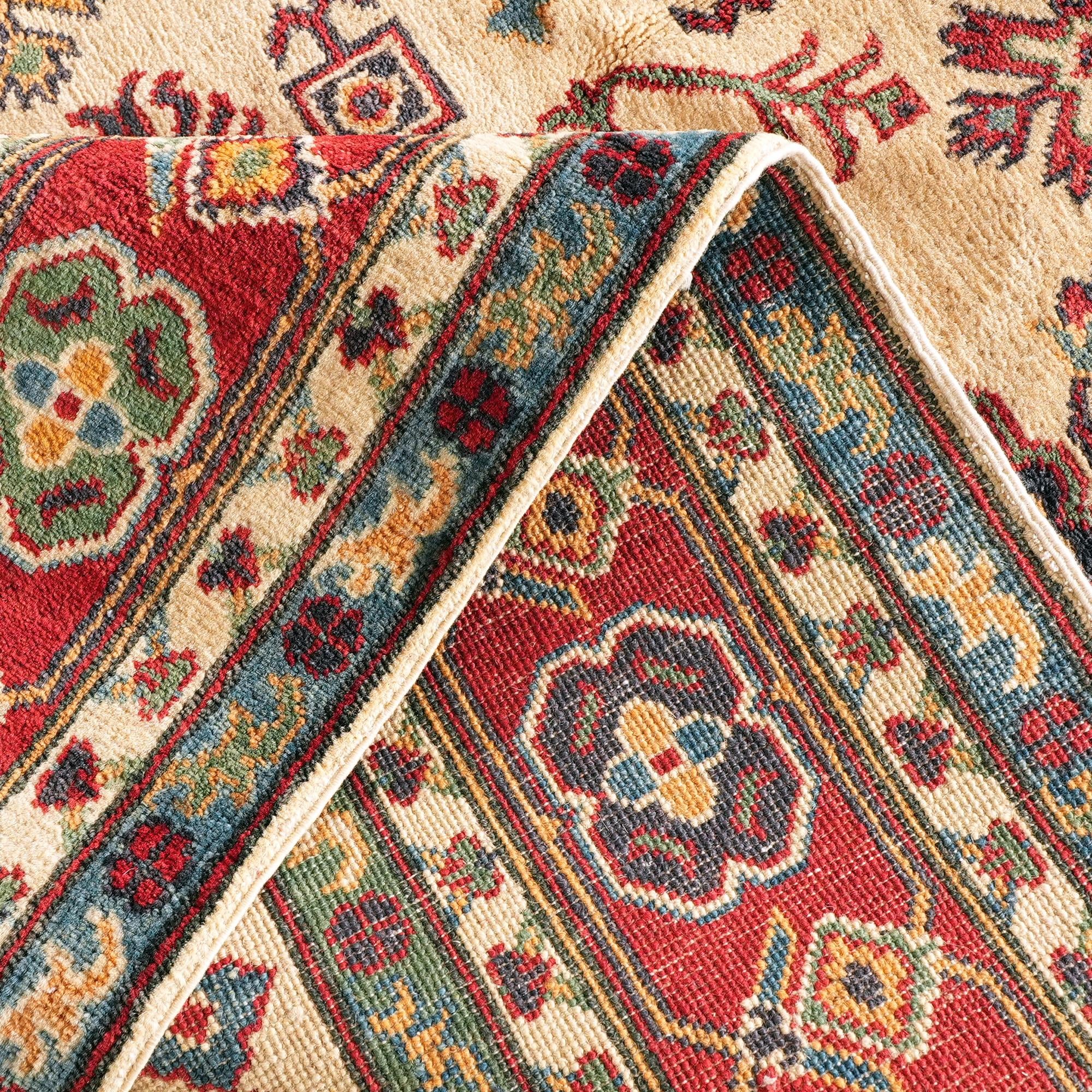 155cm x 215cm Hand Knotted Kazak Rug