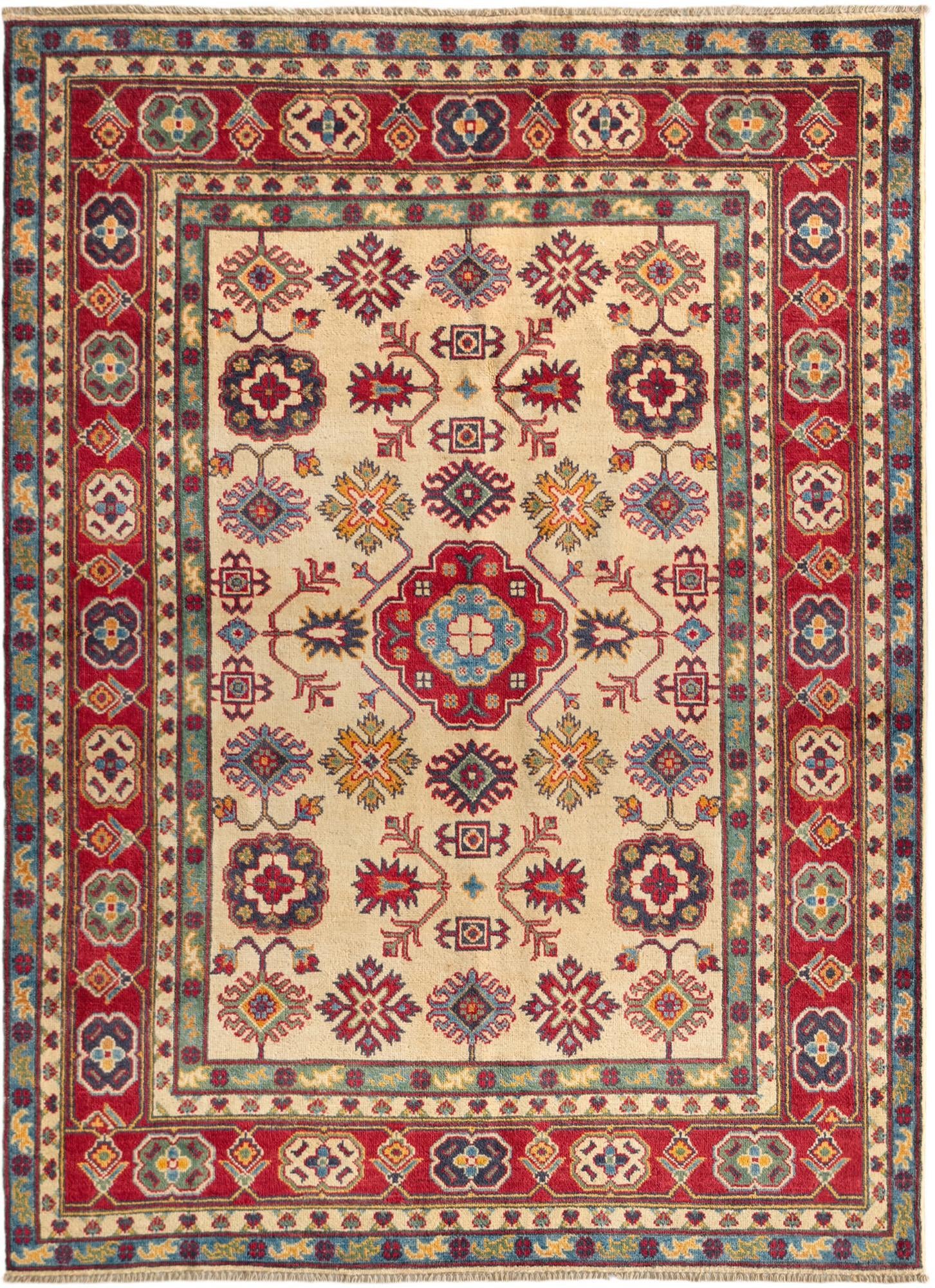 155cm x 215cm Hand Knotted Kazak Rug