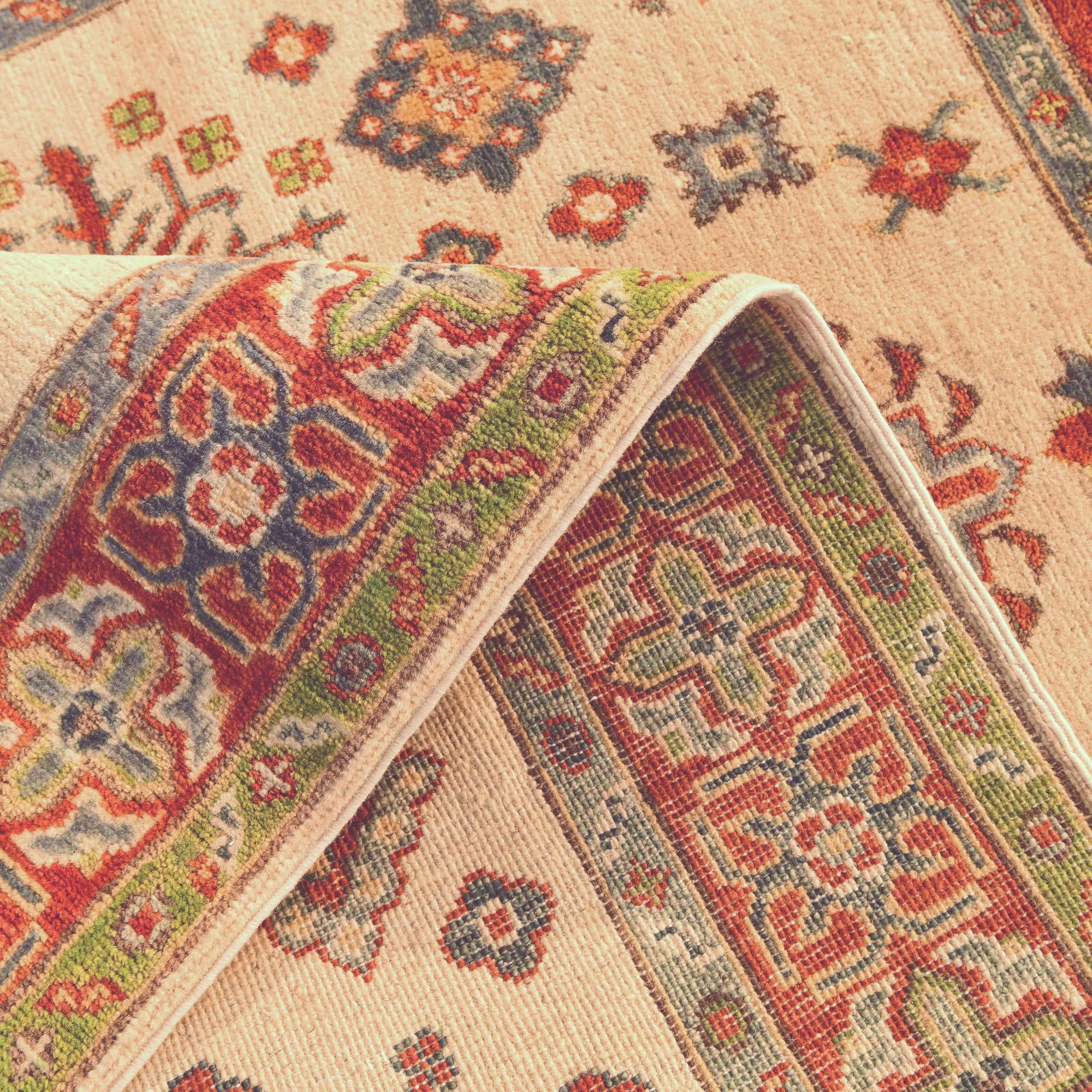 4' x 6' Hand Knotted Kazak Rug