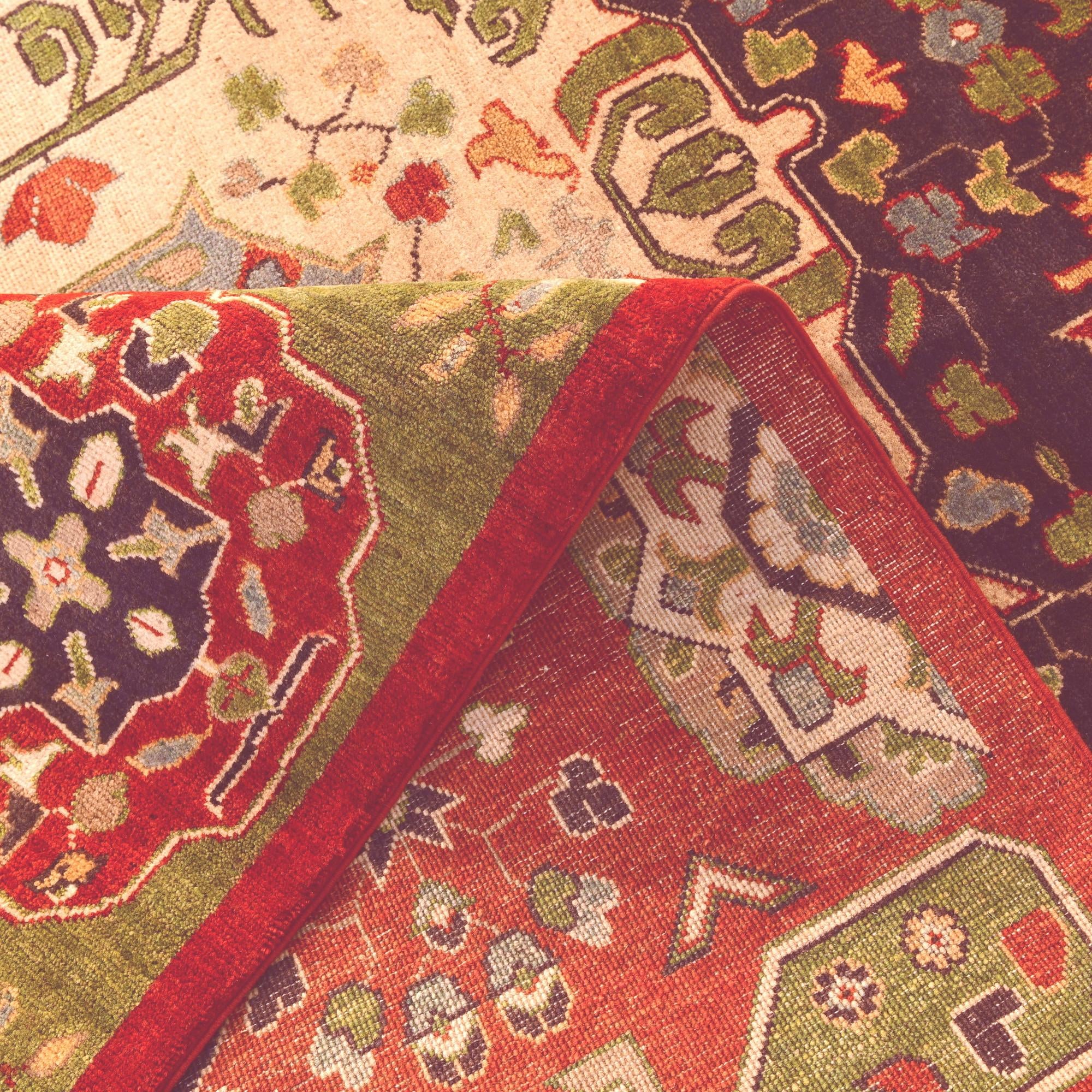 6' 7 x 9' 7 Hand Knotted Kazak Rug
