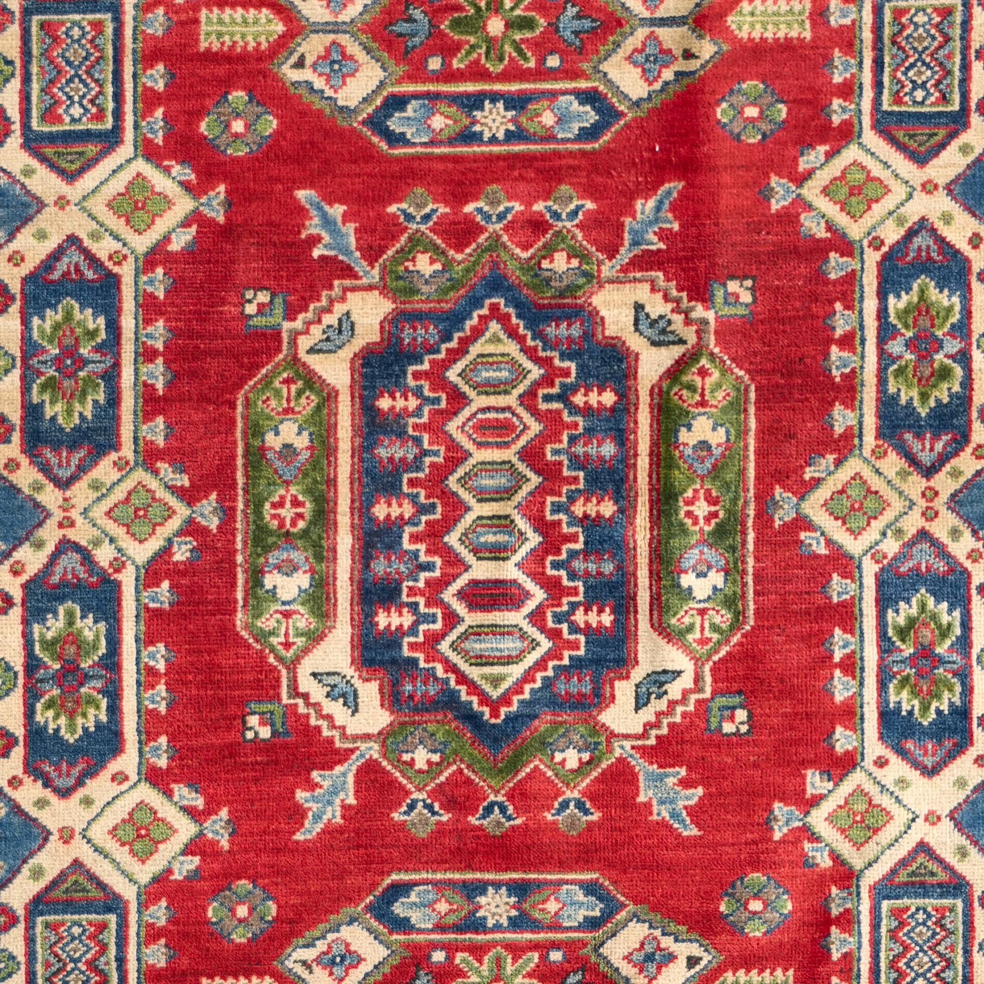 Detail image 10 of 11: 5' 1 x 6' 5 Hand Knotted Kazak Rug