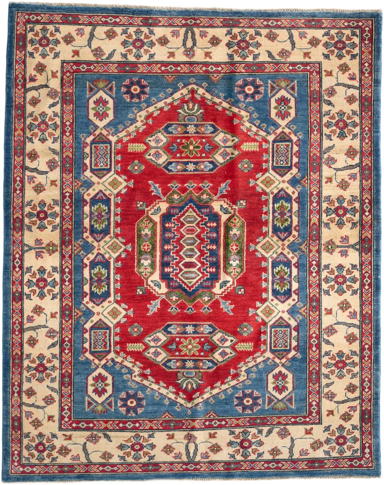 Detail image 2 of 11: 5' 1 x 6' 5 Hand Knotted Kazak Rug
