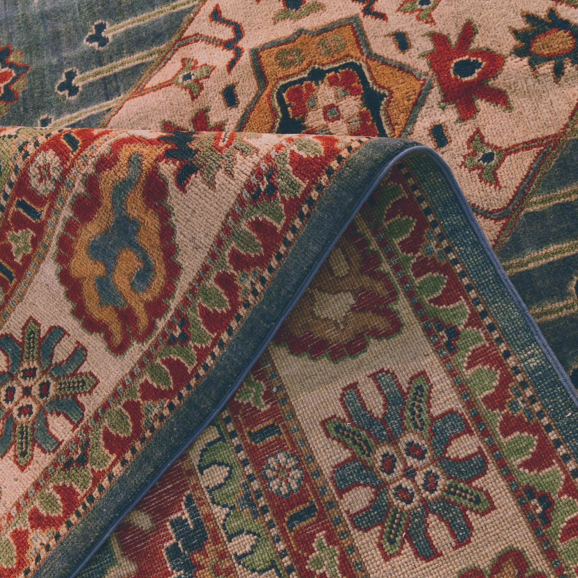 7' 10 x 10' 4 Hand Knotted Kazak Rug