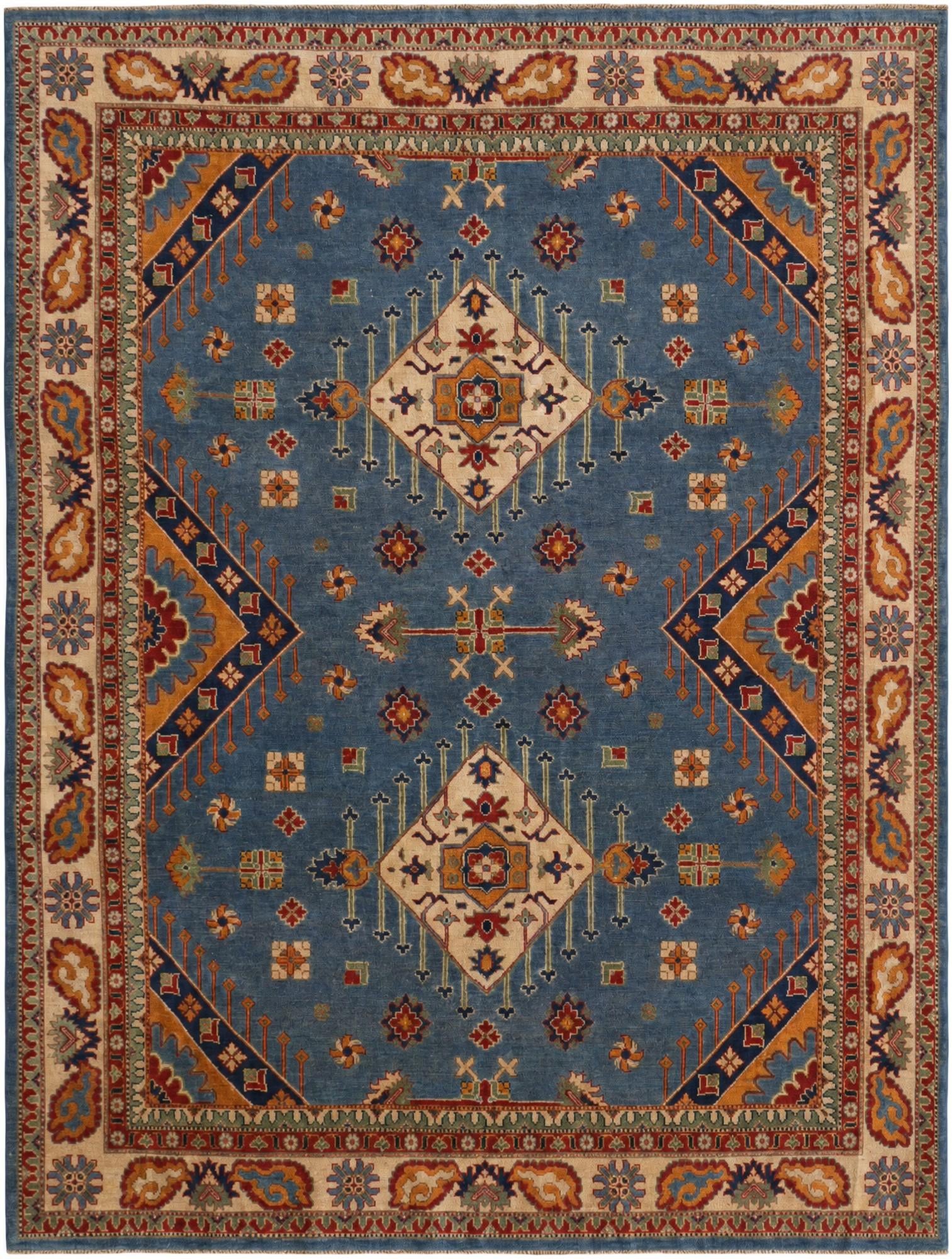 7' 10 x 10' 4 Hand Knotted Kazak Rug