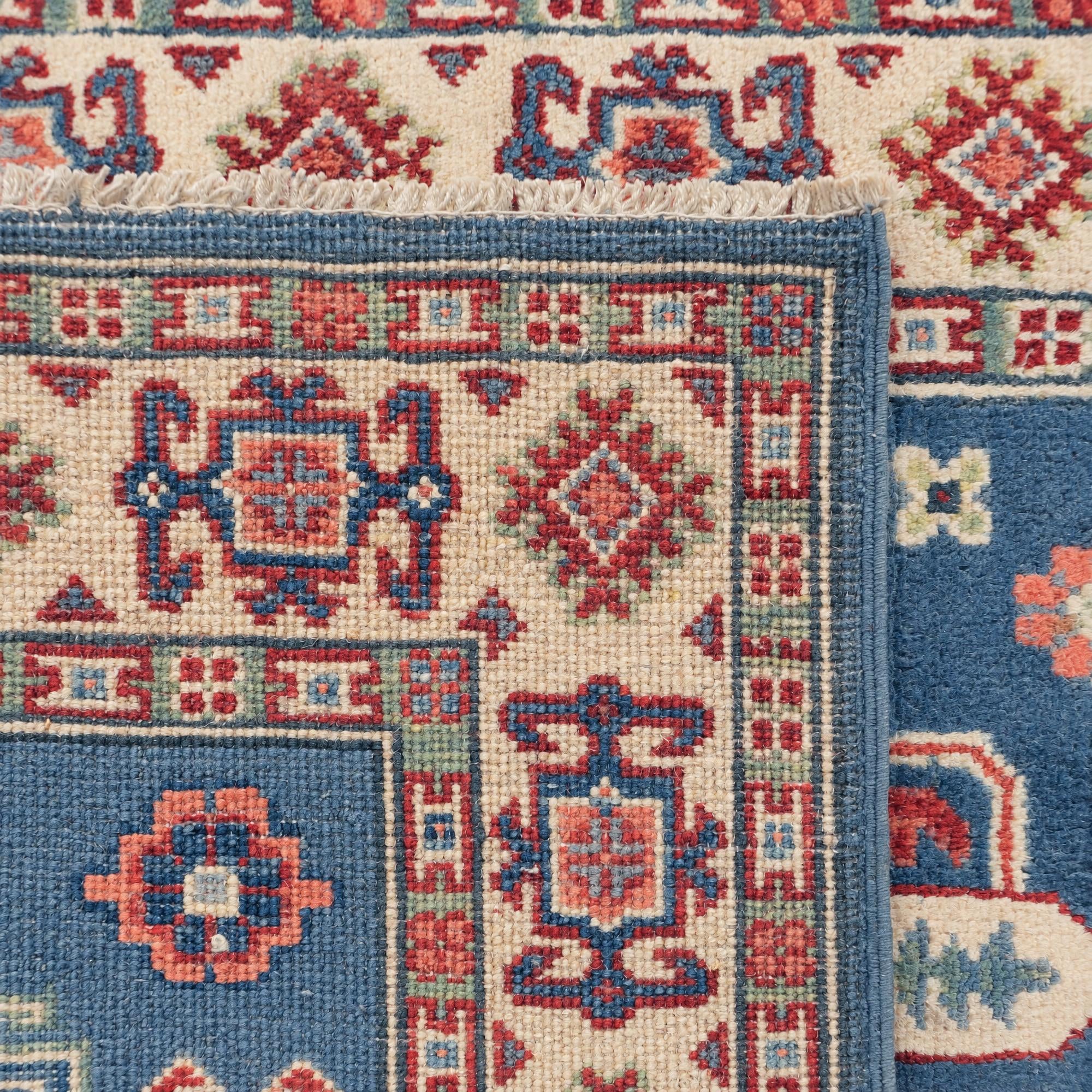 80cm x 125cm Handgeknüpft Kazak Teppich