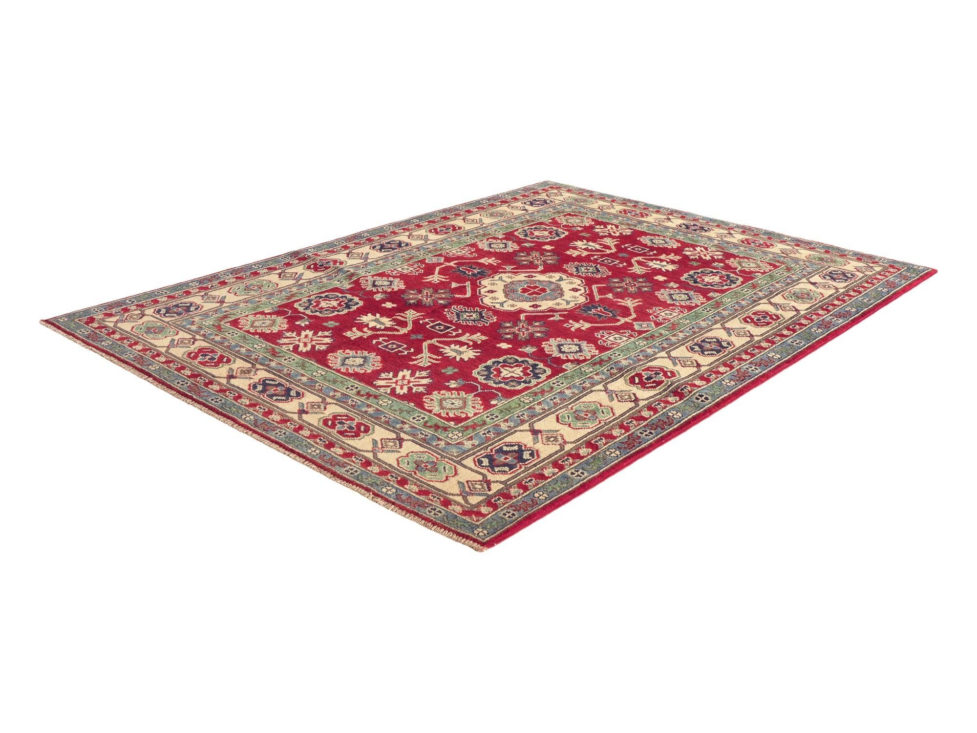 155cm x 215cm Hand Knotted Kazak Rug
