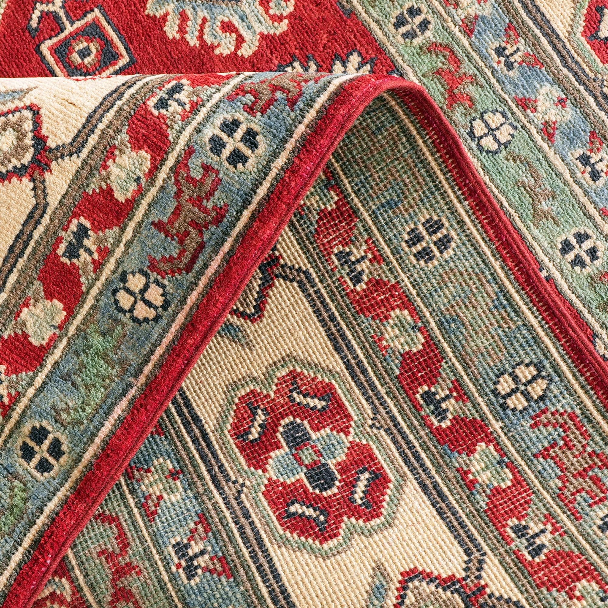 155cm x 215cm Hand Knotted Kazak Rug