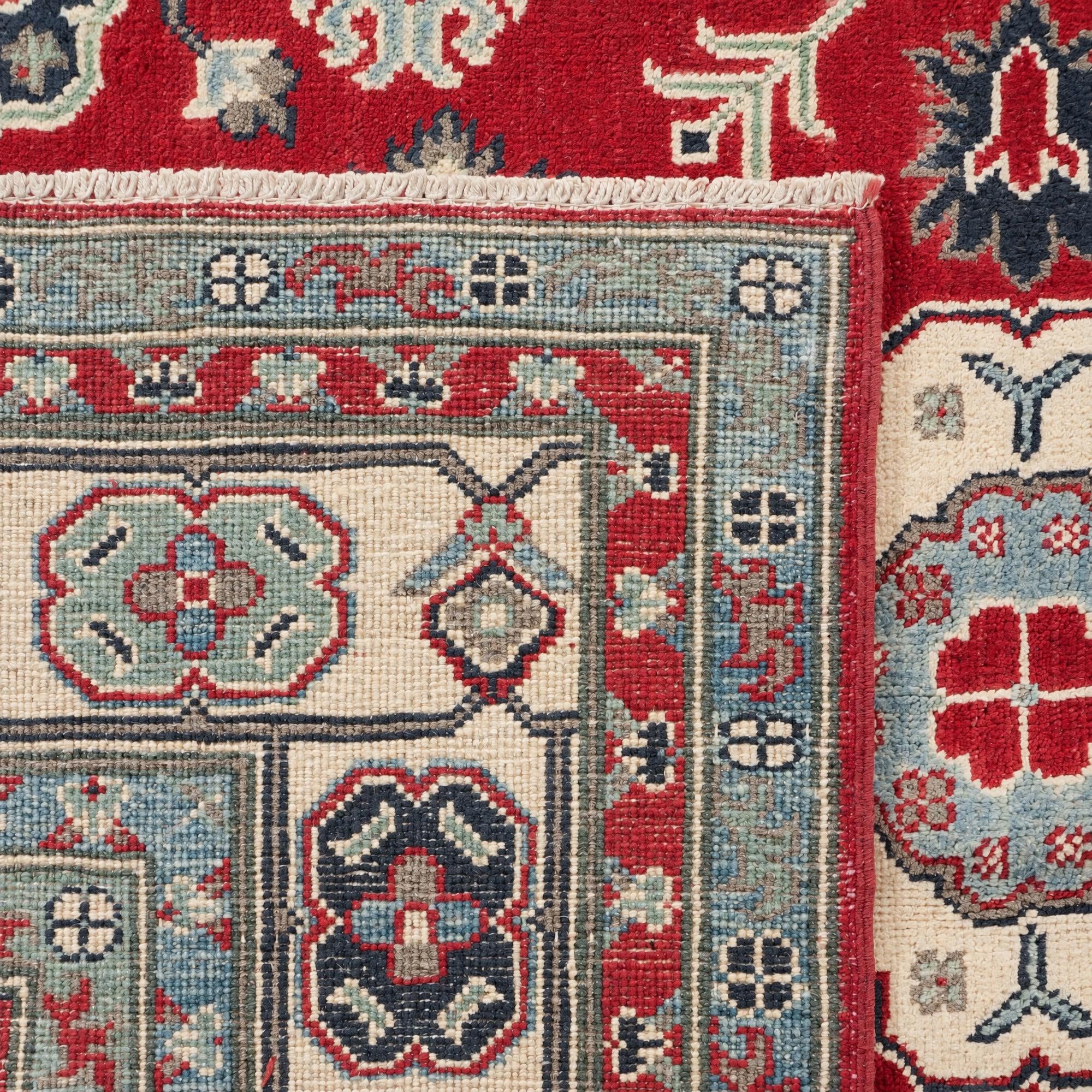 155cm x 215cm Handgeknüpft Kazak Teppich