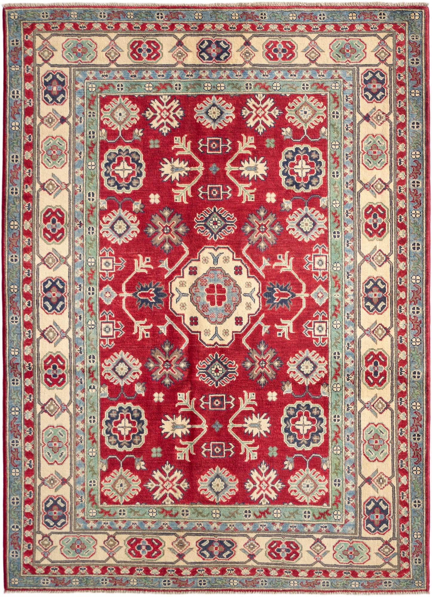 155cm x 215cm Hand Knotted Kazak Rug