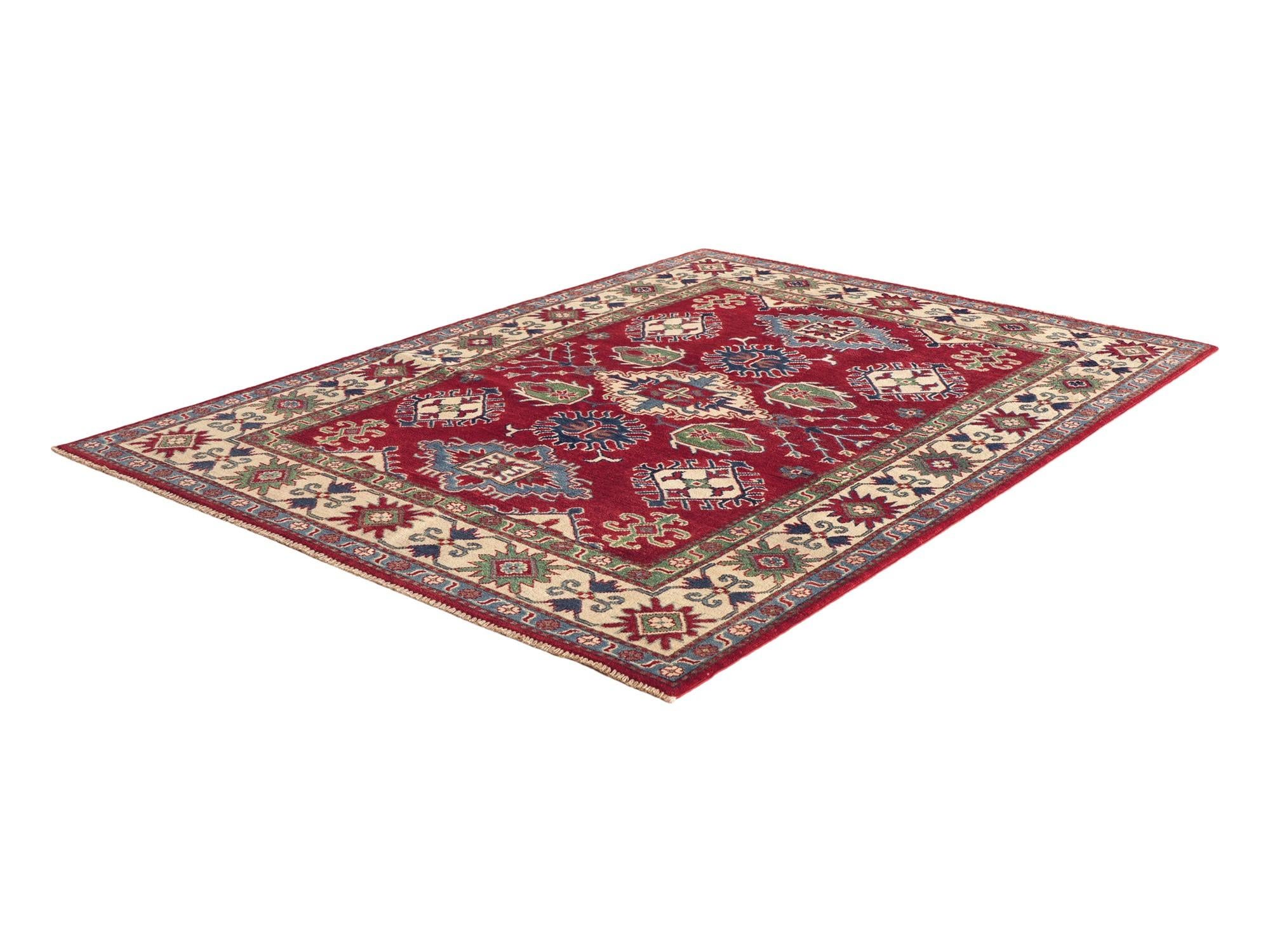 Detail image 4 of 12: 5' 1 x 7' 3 Hand Knotted Kazak Rug