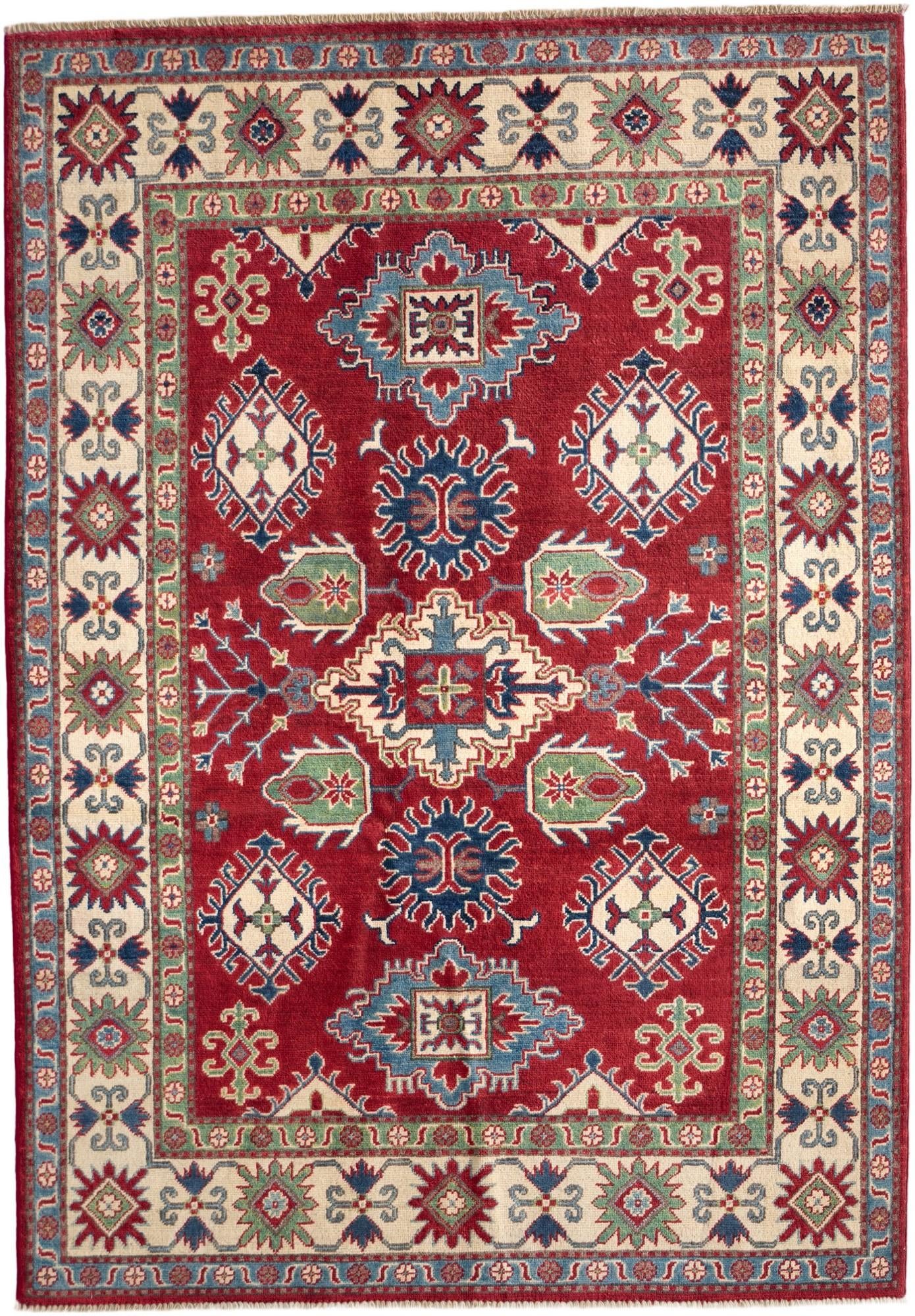 Detail image 2 of 12: 5' 1 x 7' 3 Hand Knotted Kazak Rug