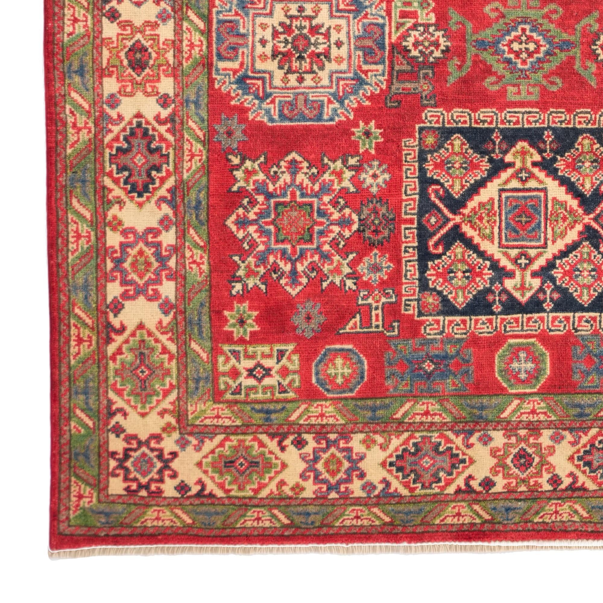 5' x 6' 9 Hand Knotted Kazak Rug