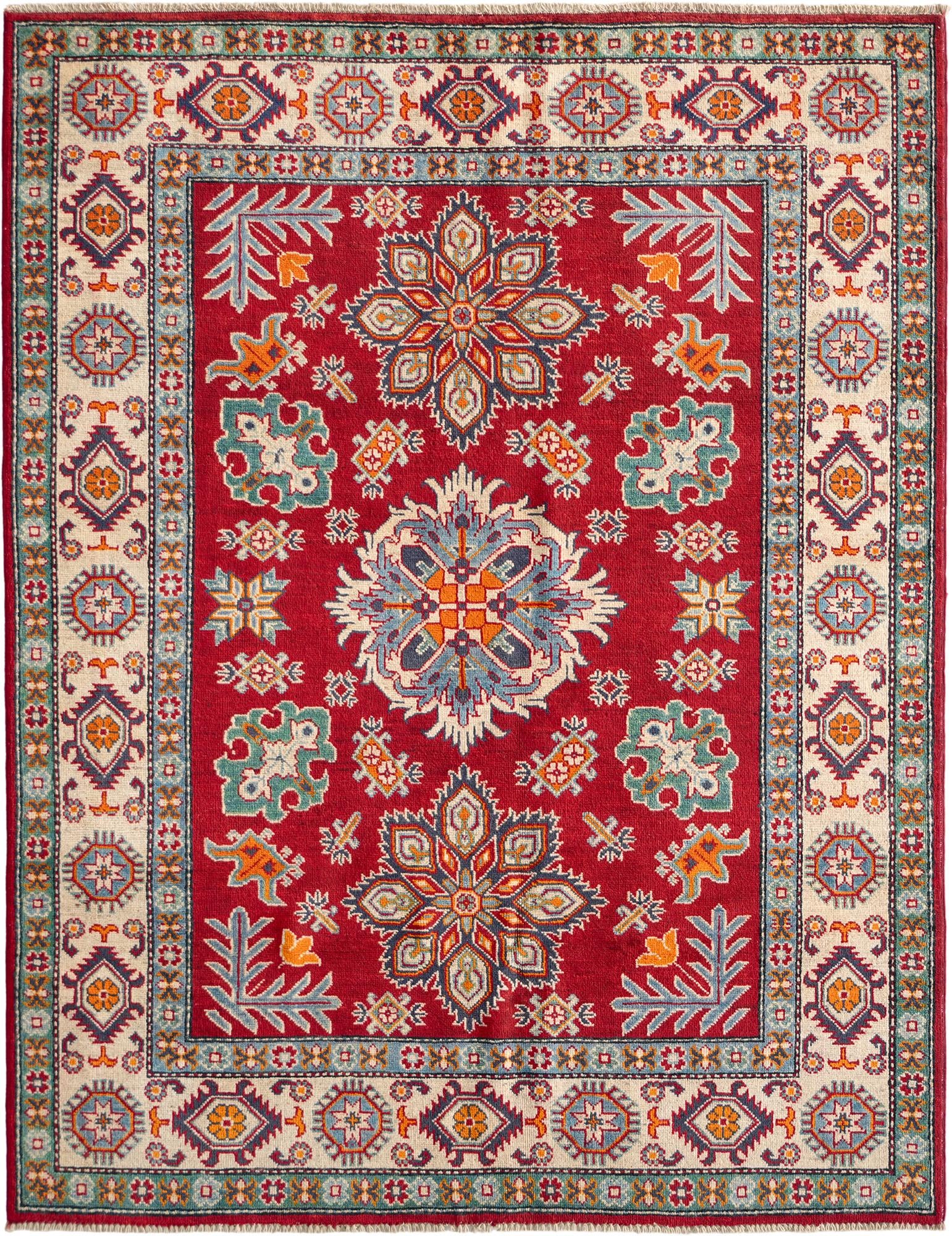 150cm x 195cm Hand Knotted Kazak Rug