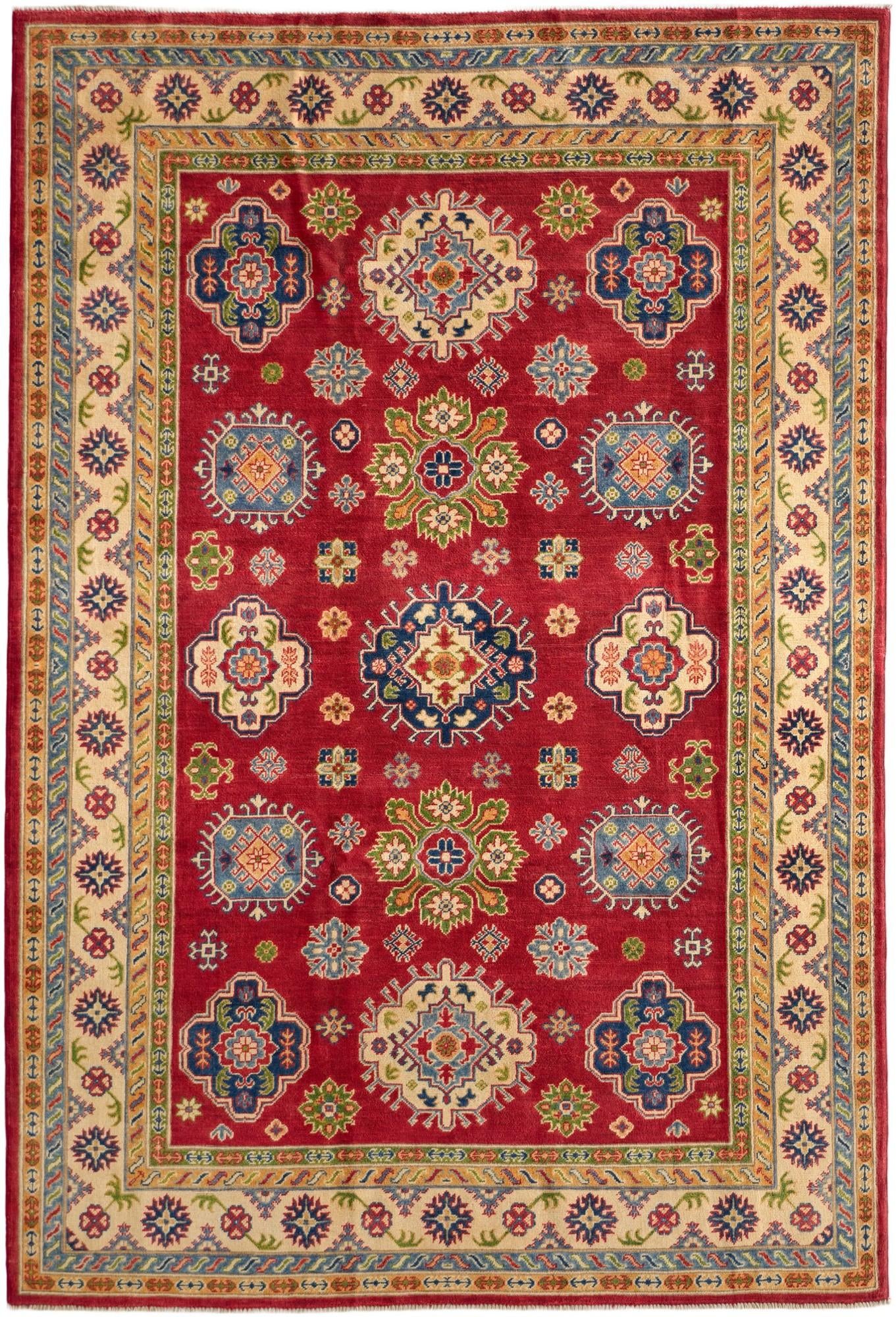 Detail image 2 of 10: 6' 9 x 9' 11 Hand Knotted Kazak Rug