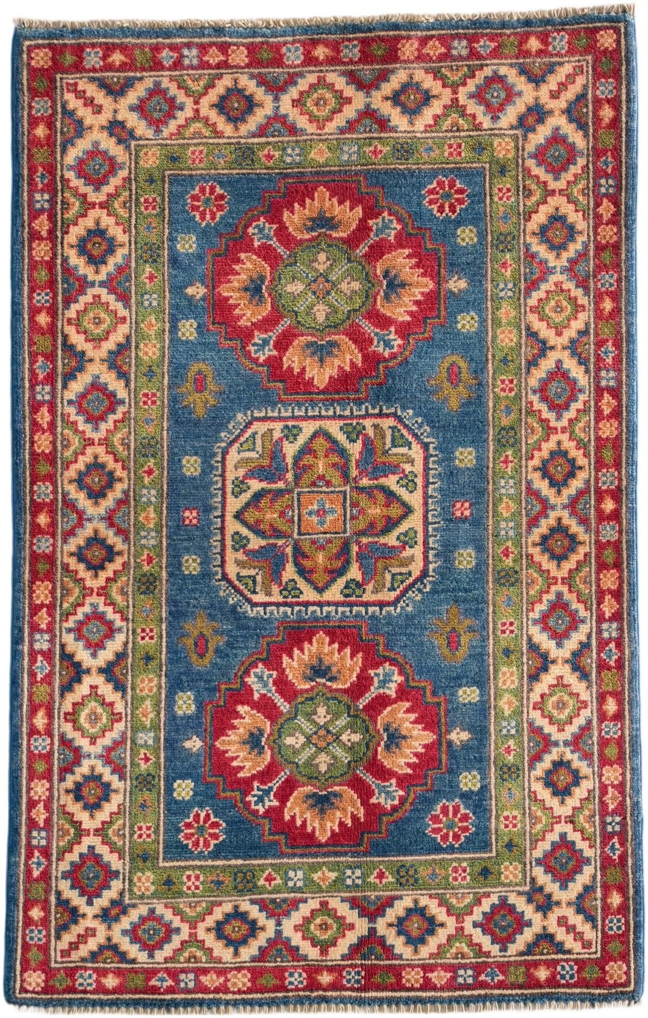 80cm x 125cm Hand Knotted Kazak Rug