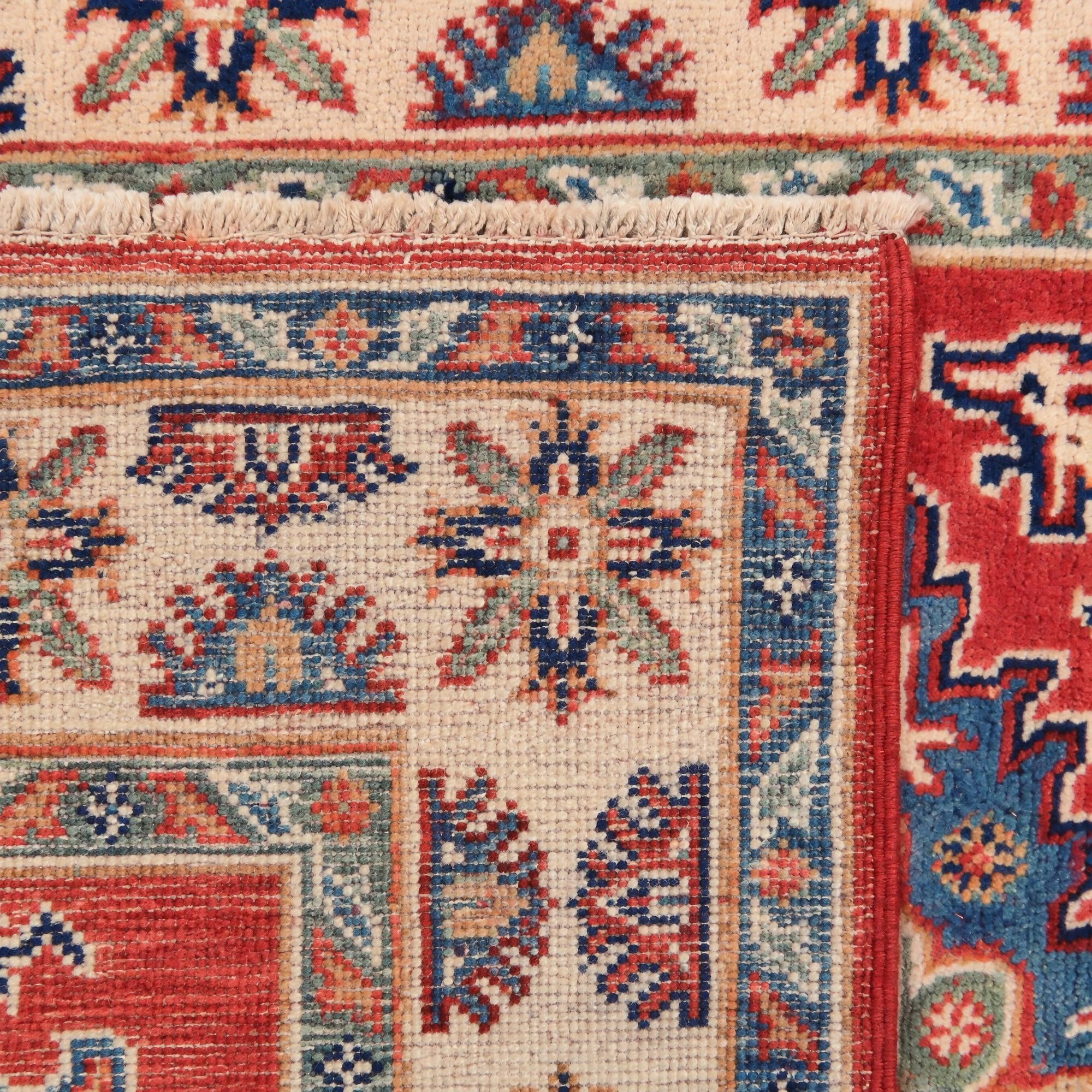 95cm x 150cm Handgeknüpft Kazak Teppich
