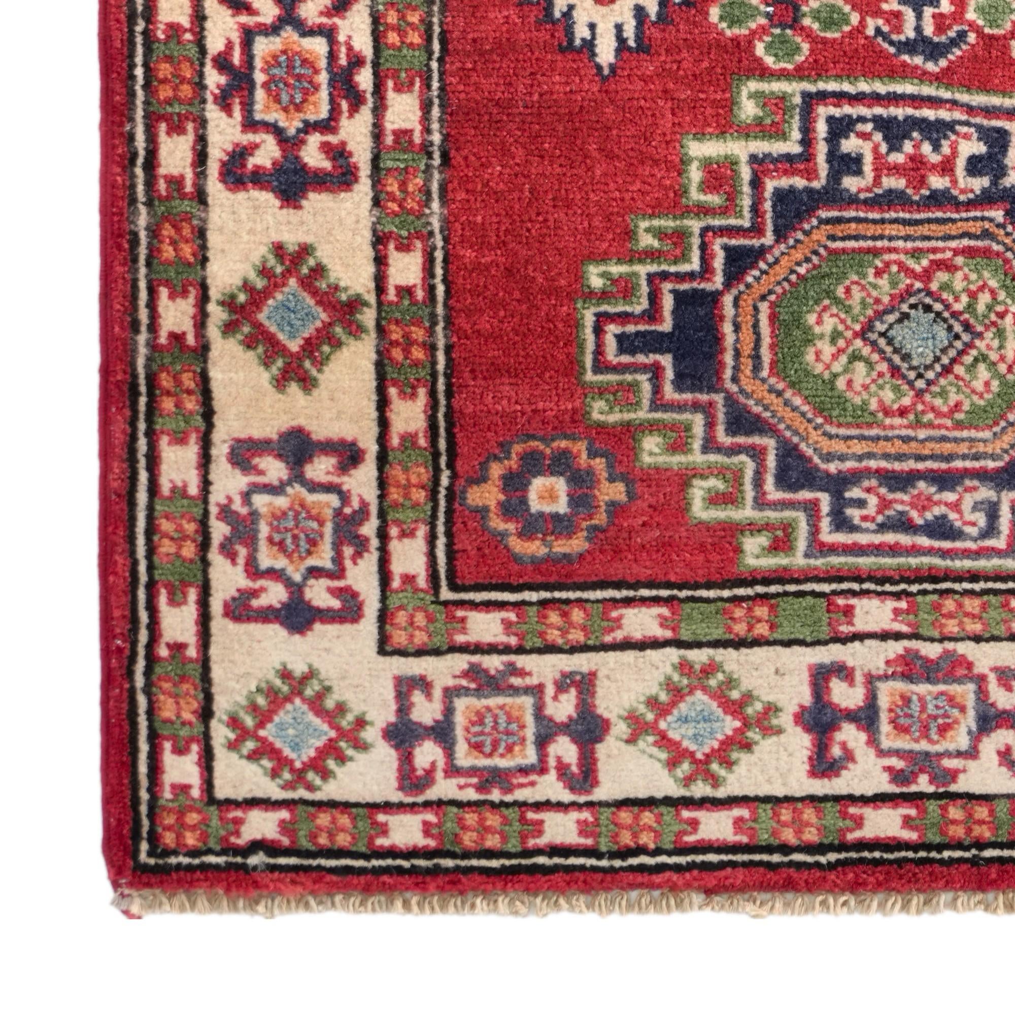 2' 7 x 4' 2 Hand Knotted Kazak Rug