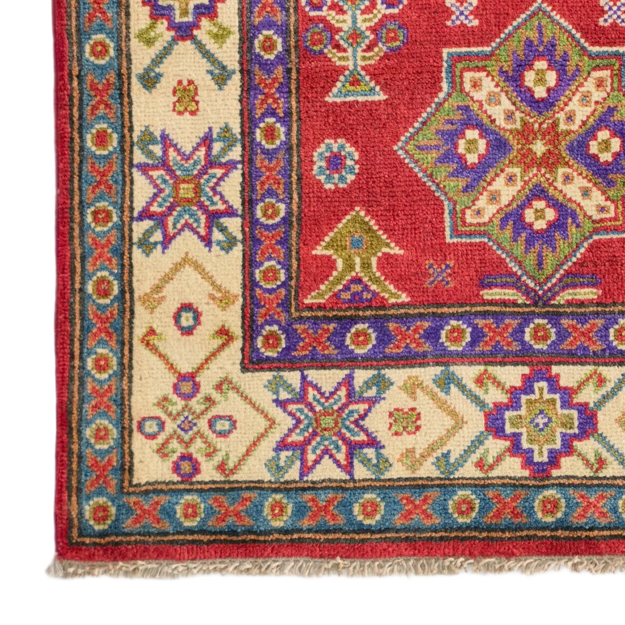 2' 8 x 4' 2 Hand Knotted Kazak Rug
