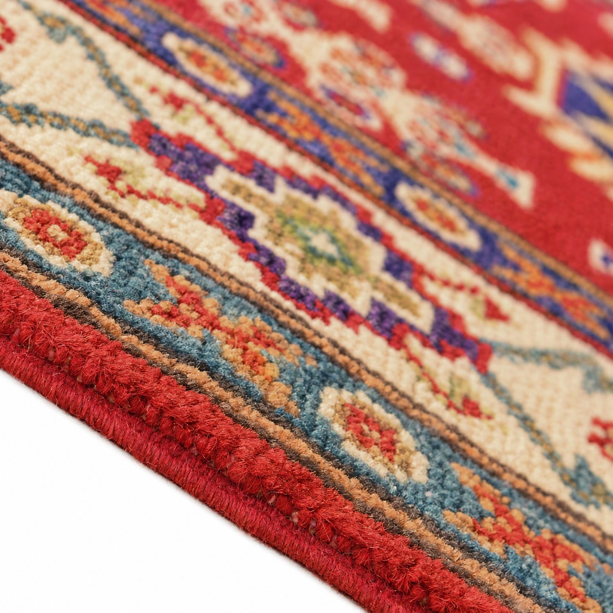 80cm x 125cm Hand Knotted Kazak Rug