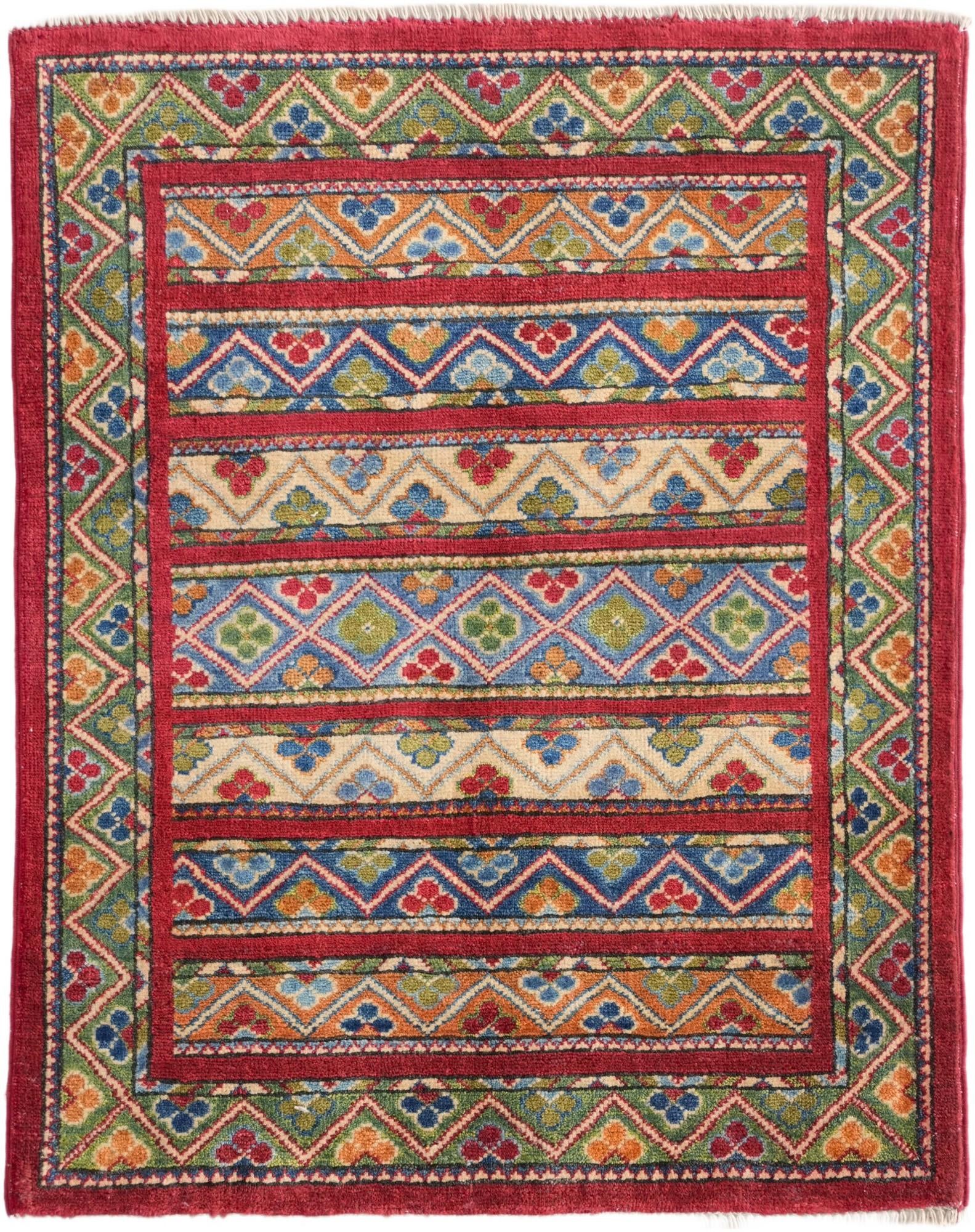 2' 9 x 3' 5 Hand Knotted Kazak Rug