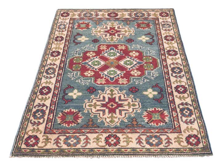 2' 9 x 4' 2 Hand Knotted Kazak Rug